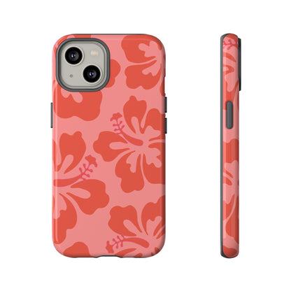 Island Life | Orange Hibiscus Floral Case