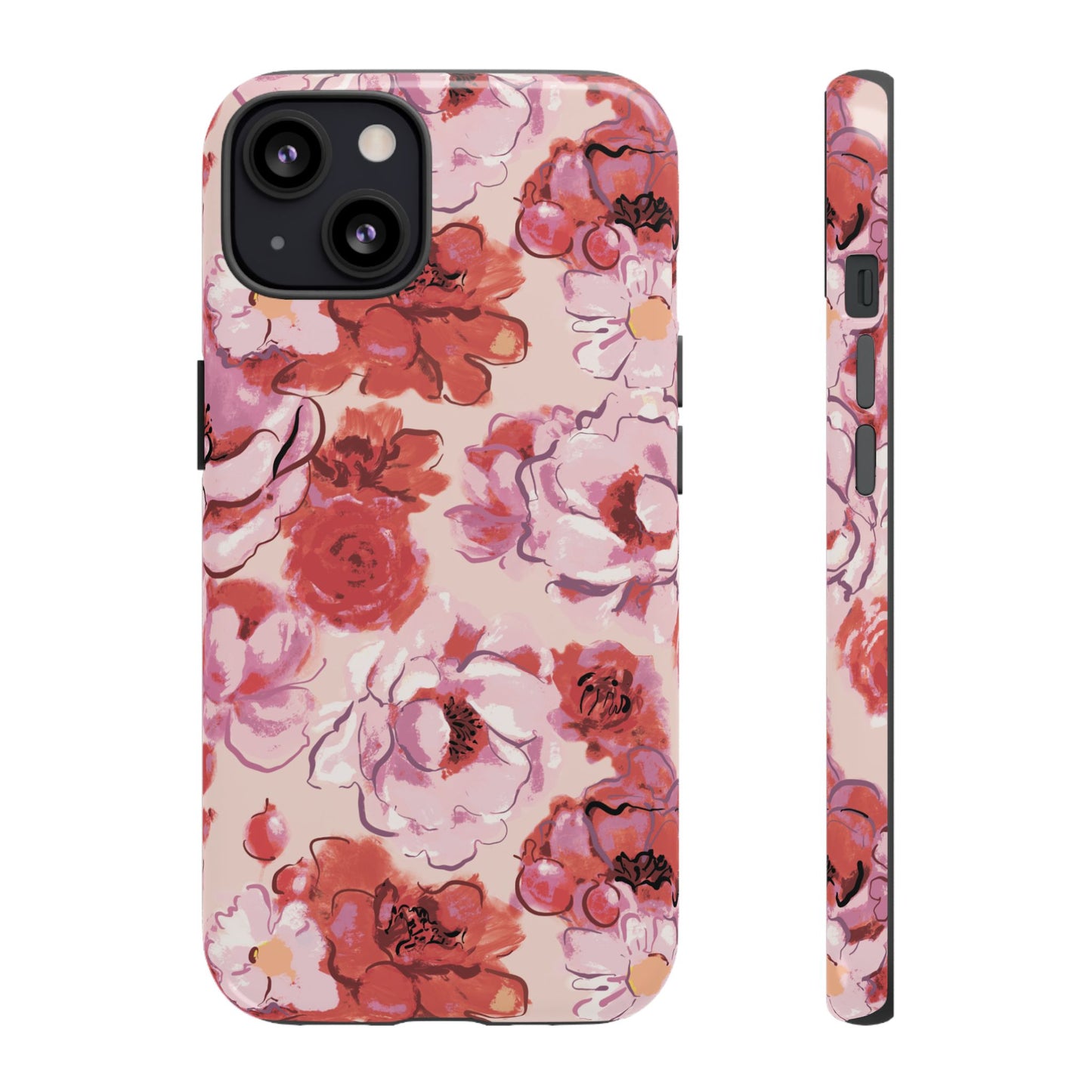 Charmed | Pink Painted Roses Case