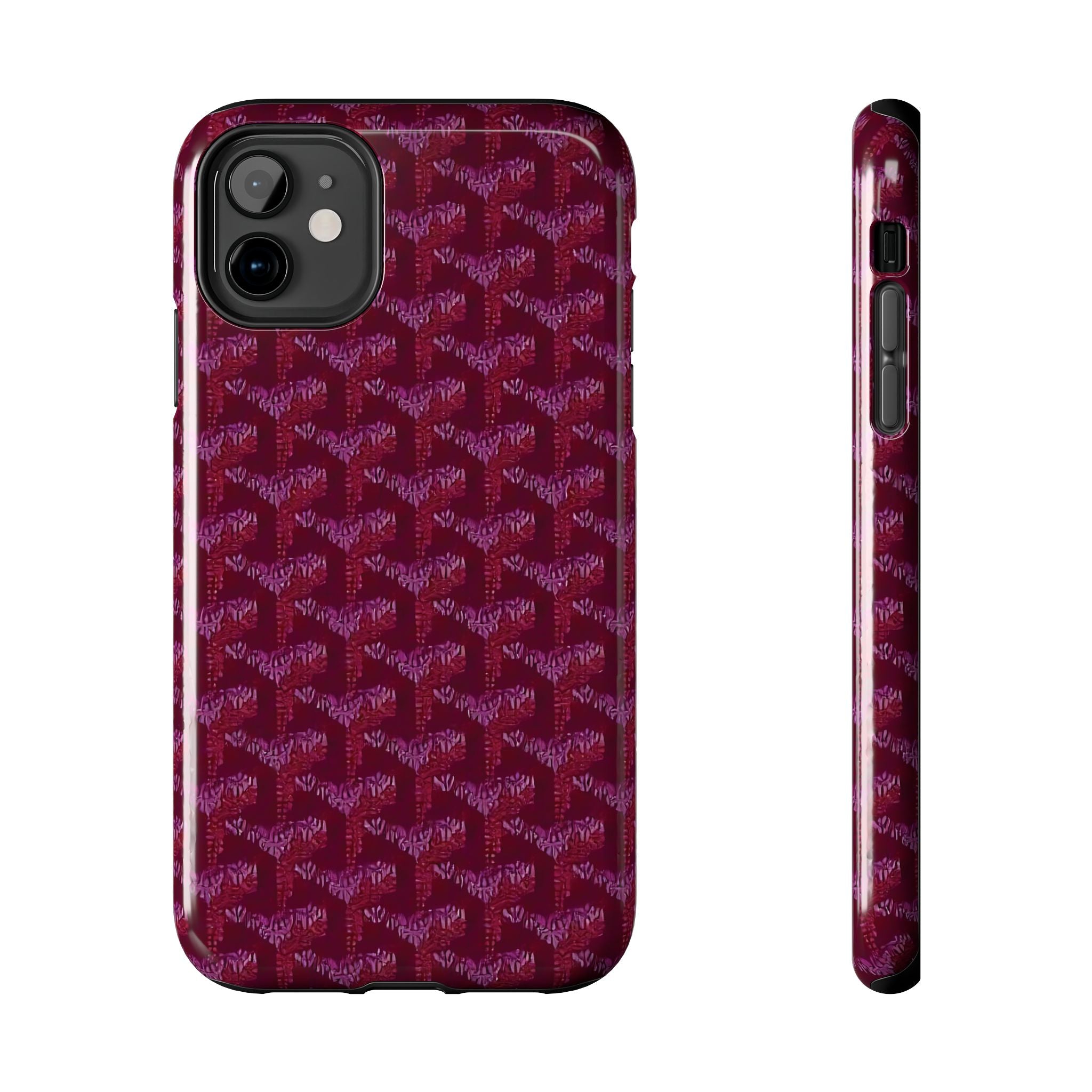 Designer Weave Purple iPhone Case