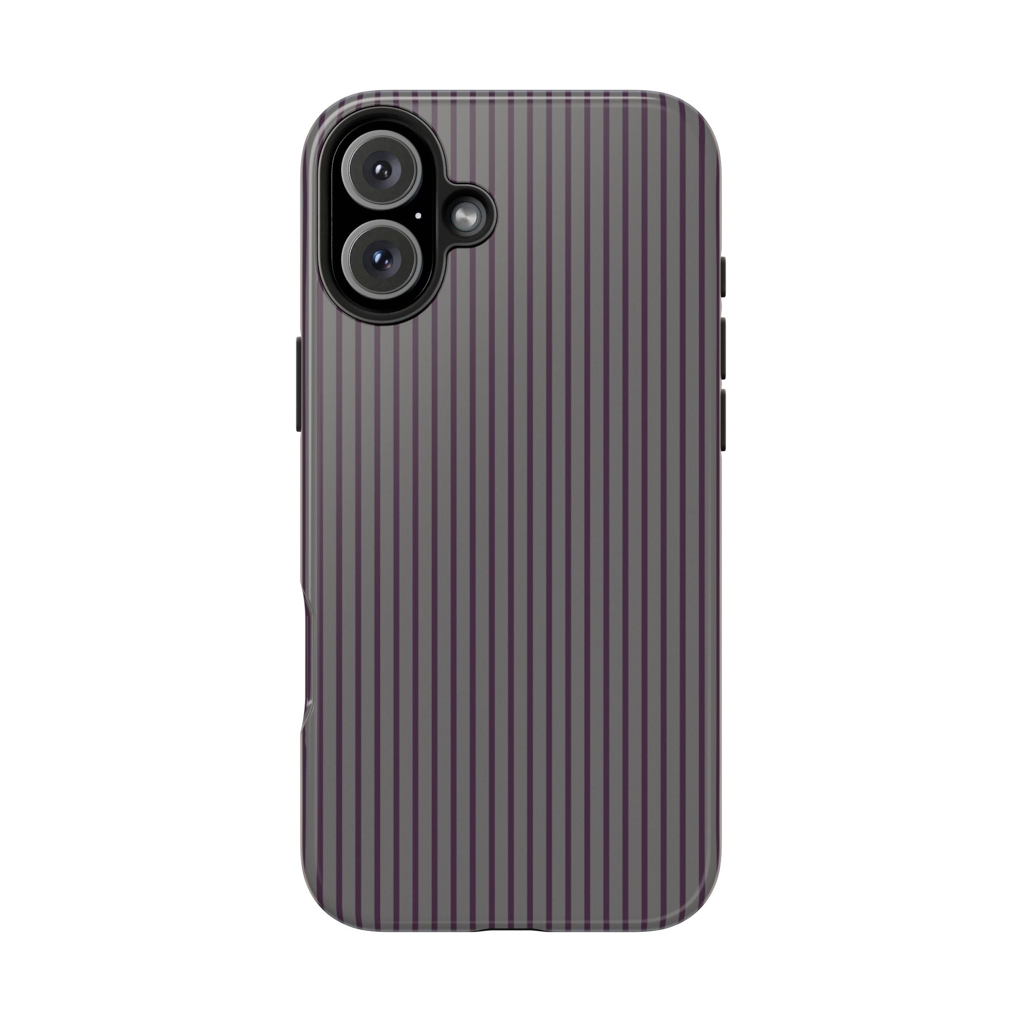Trendsetter Gray Pinstripe iPhone Case