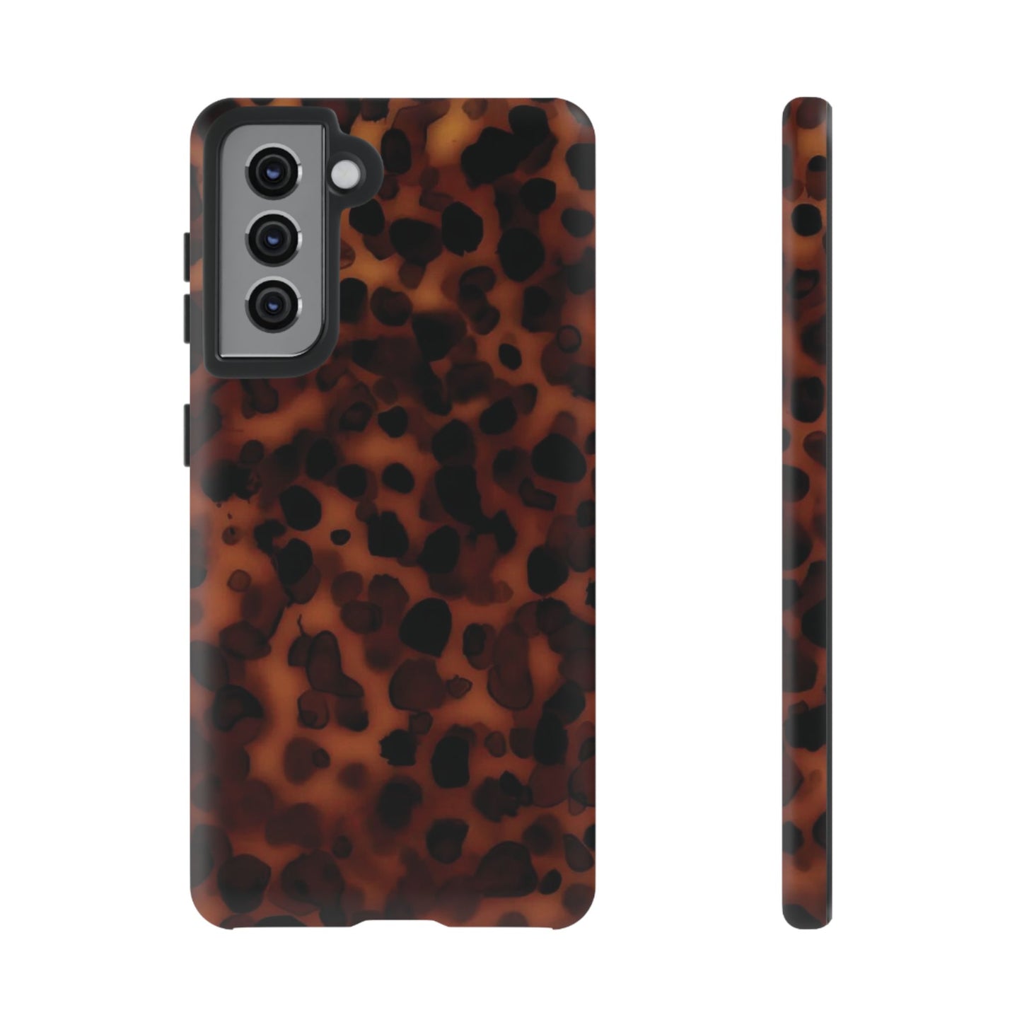 Shell Game | Dark Abstract Tortoise Print Case