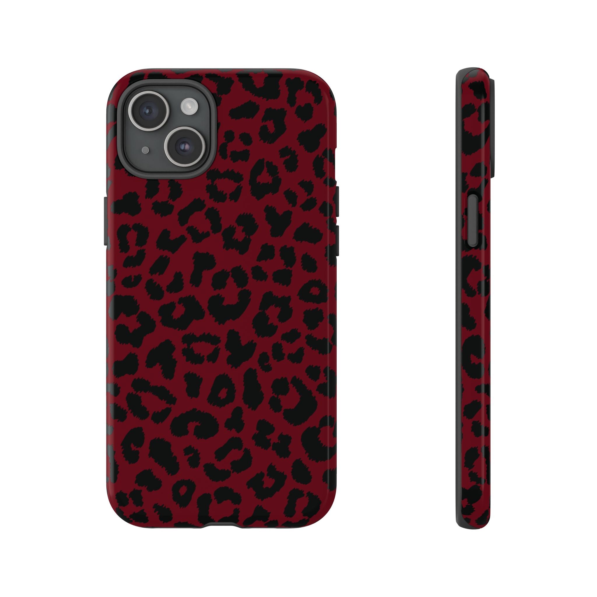 Gone Wild | Funda para iPhone con estampado de leopardo rojo