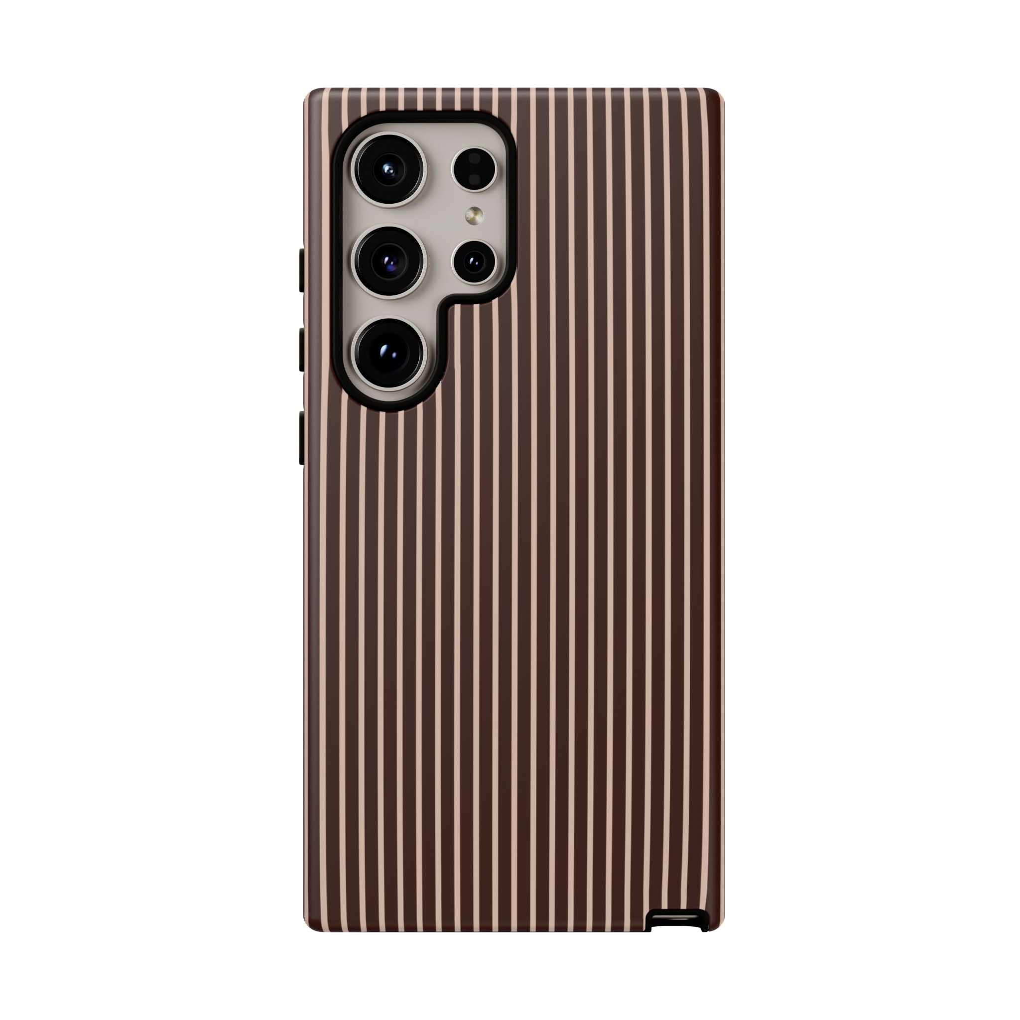 Cocoa Stripe Phone Case