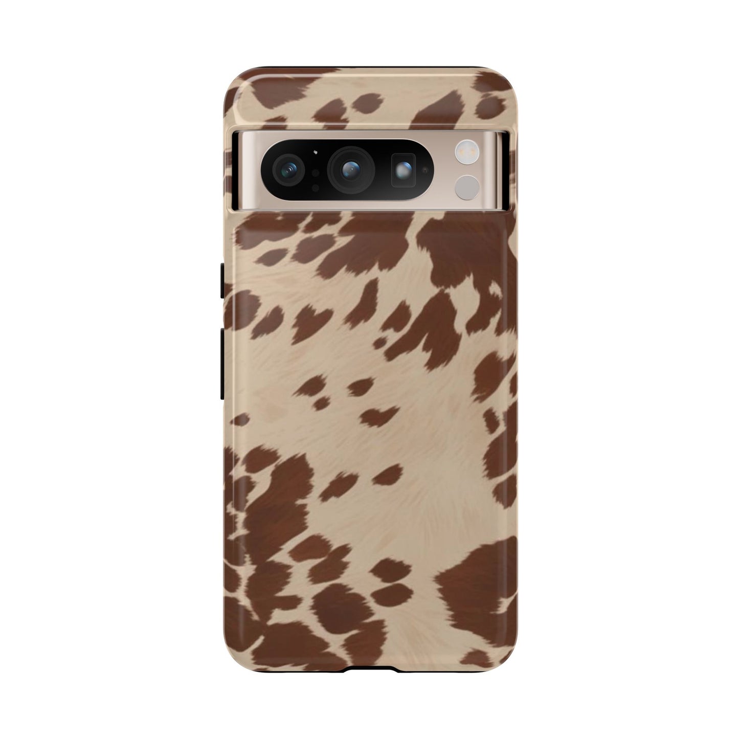 Rodeo Girl | Brown Cow Print Case