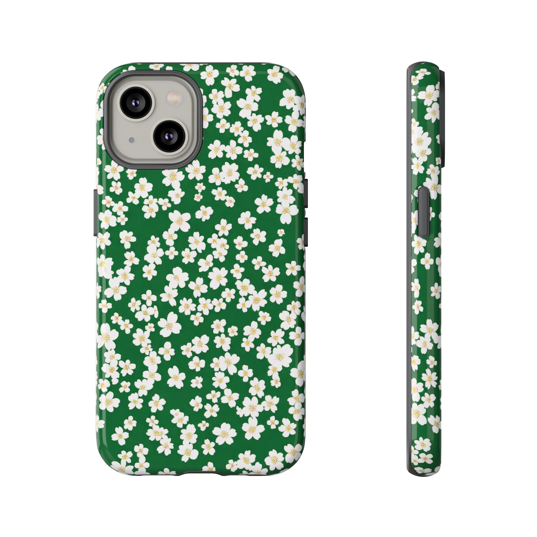 Emerald Bloom iPhone Case