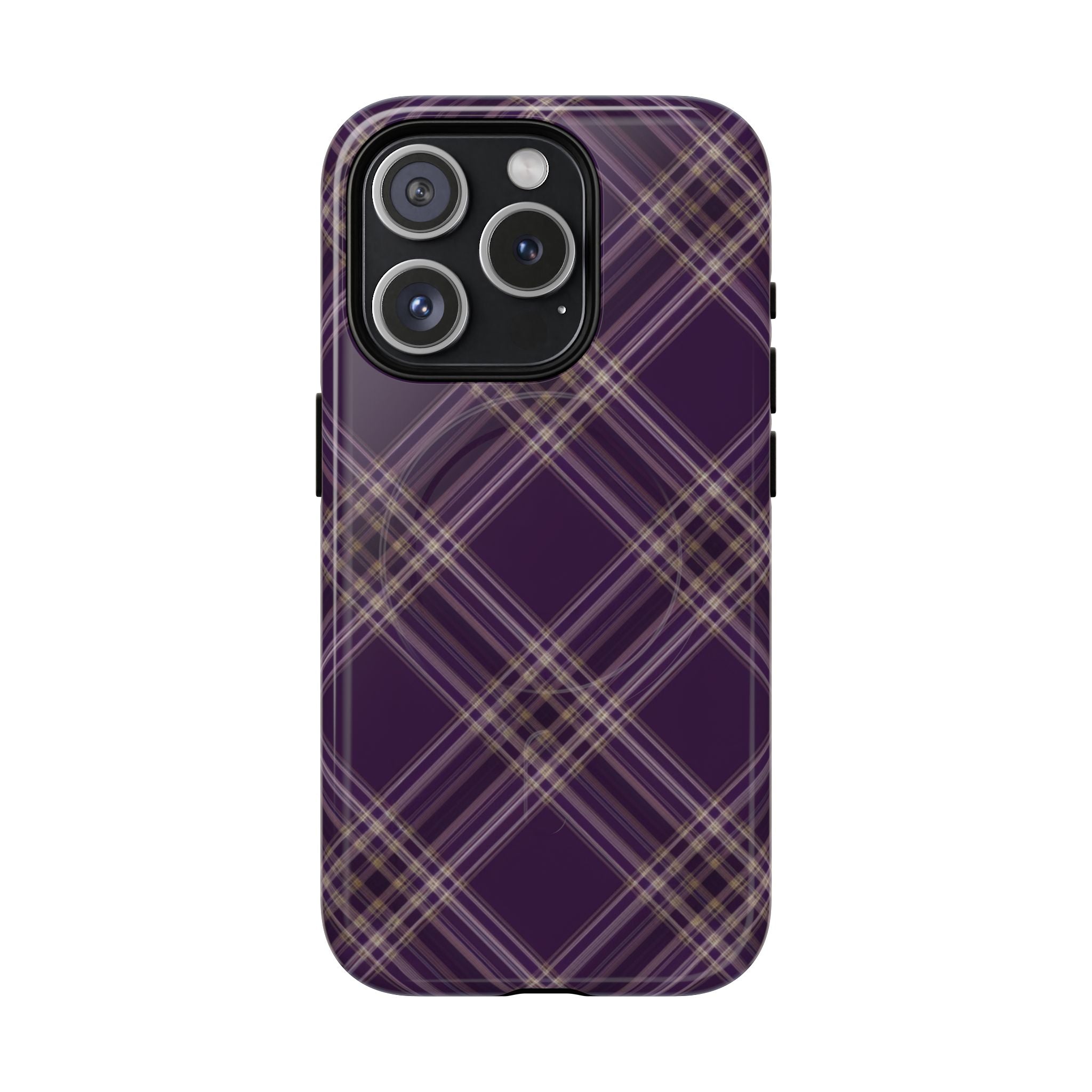 Plum Plaid MagSafe Case