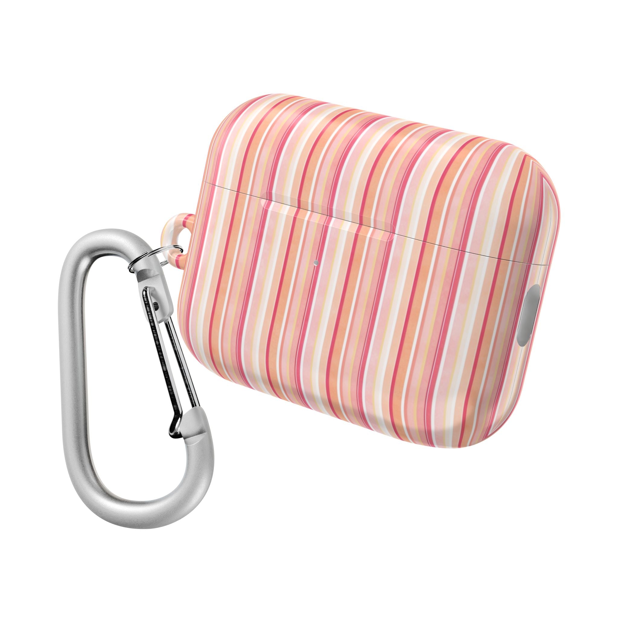 Cabana Stripe Pink AirPods Case
