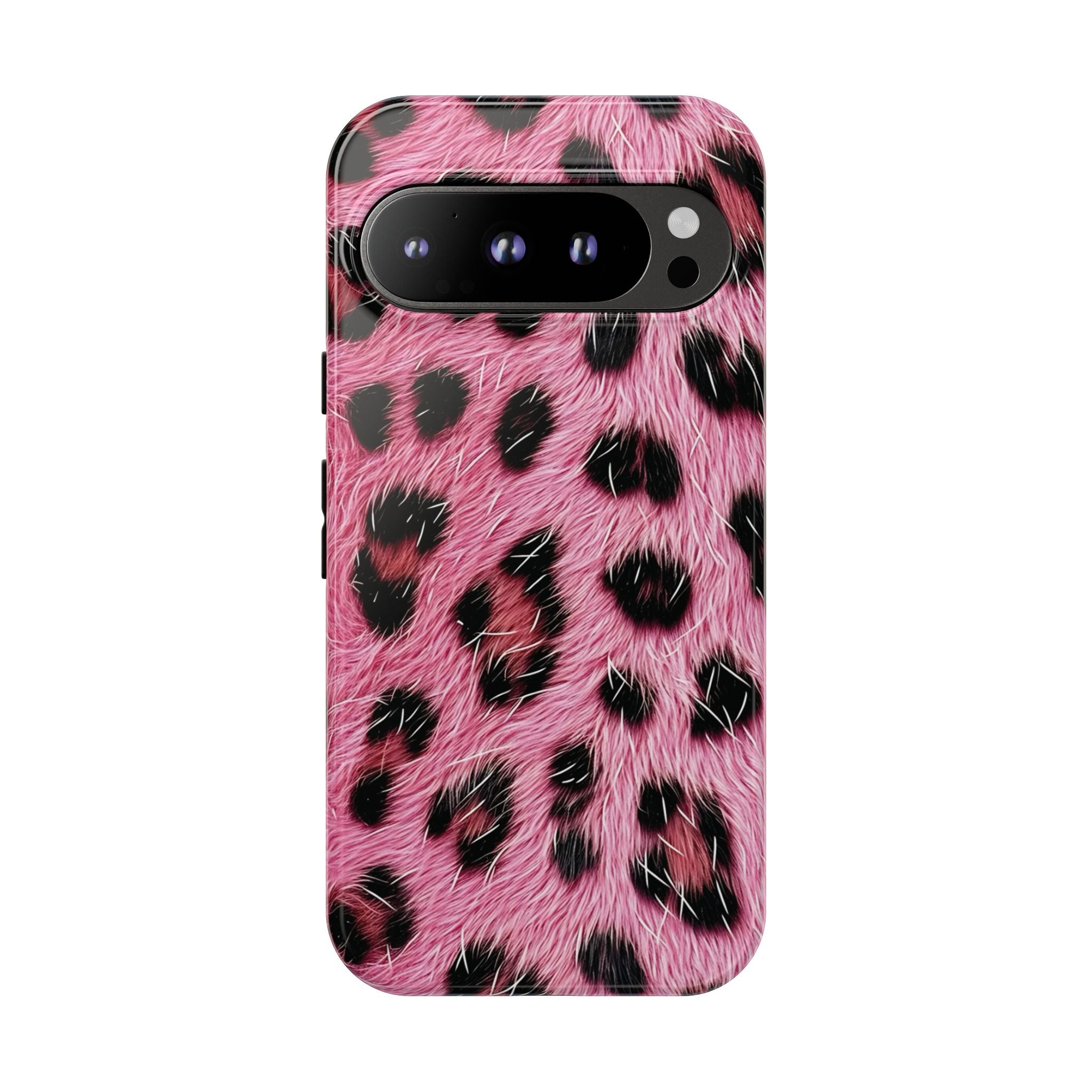 Party Animal Pink Leopard Pixel Case