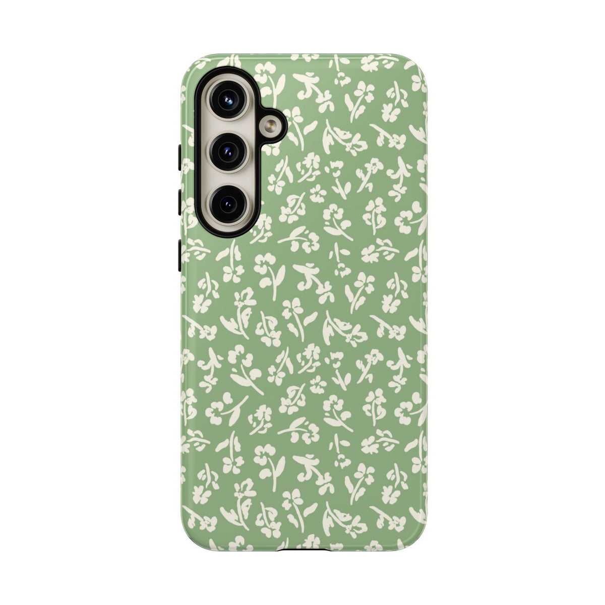 Little Things | Sage Green Ditsy Floral Galaxy Case
