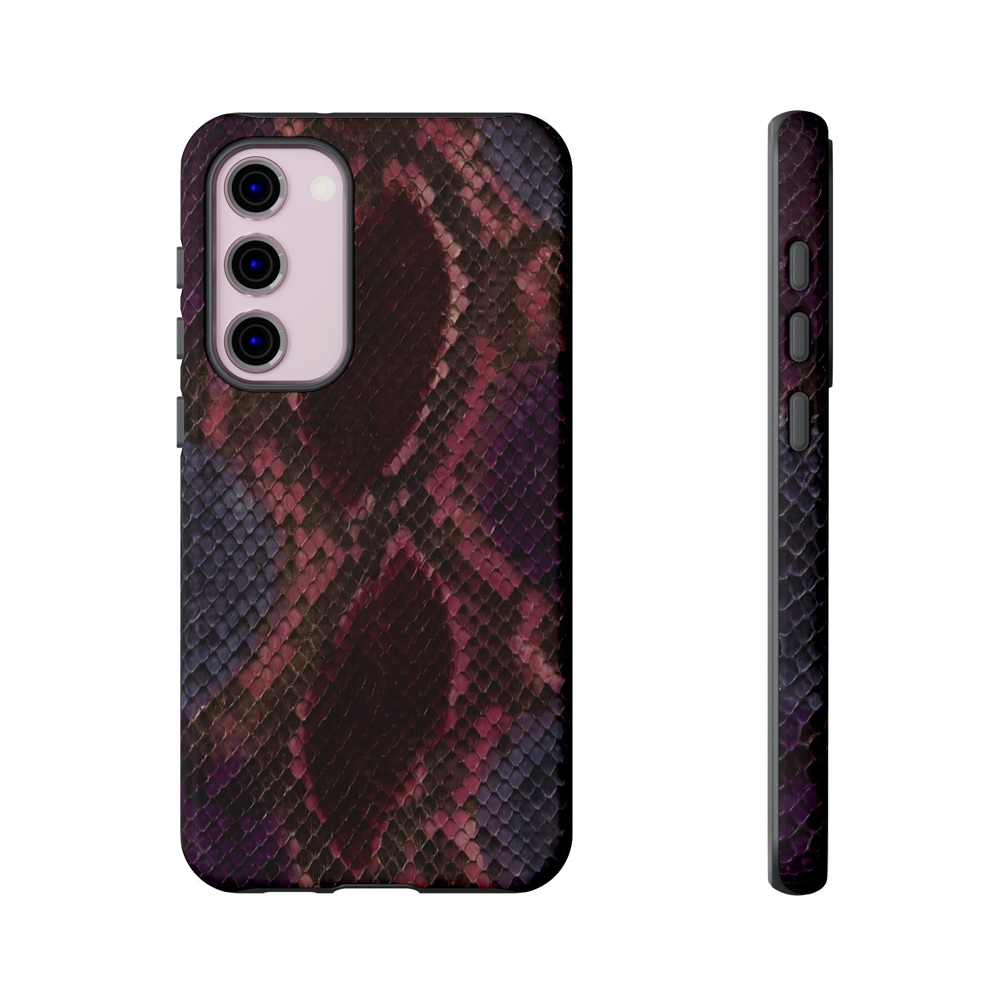 Plum Viper | Snake Print Galaxy Case