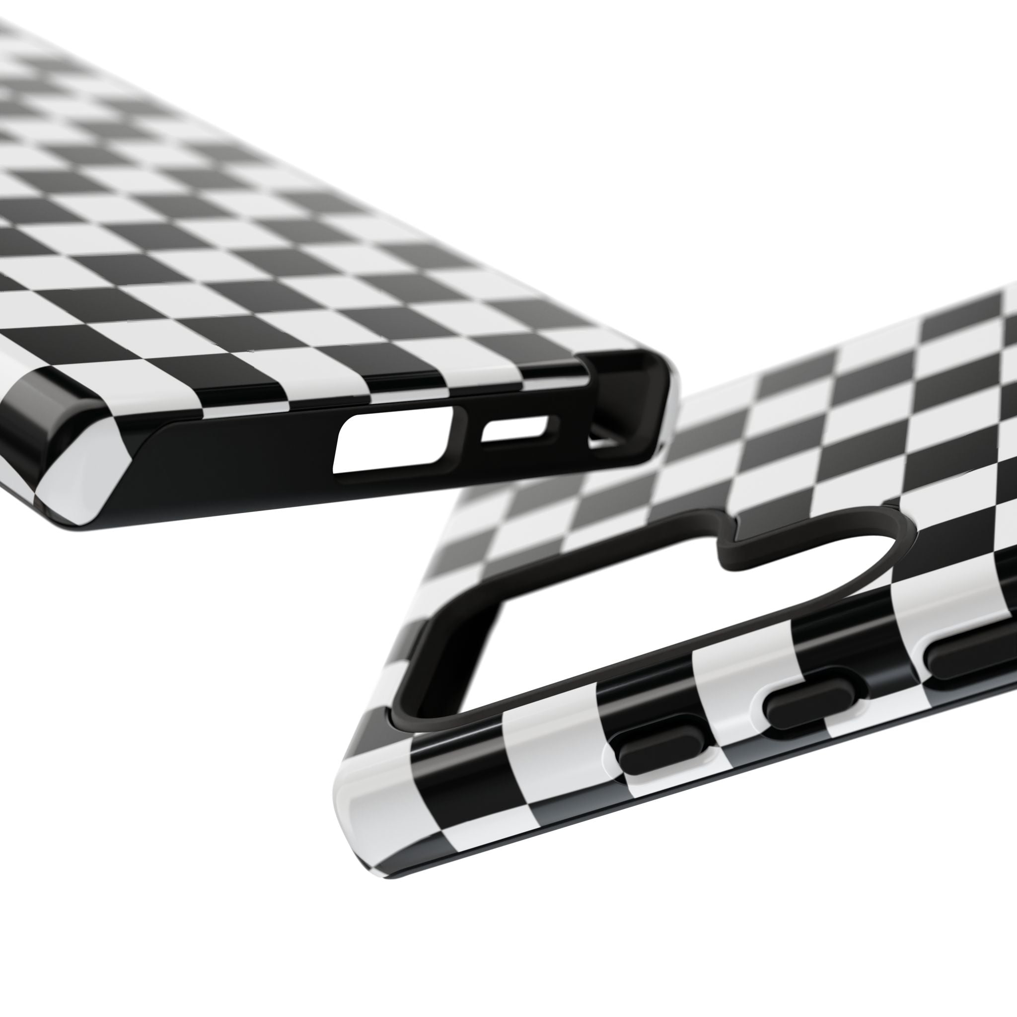 Skater Girl Checkerboard Galaxy Case