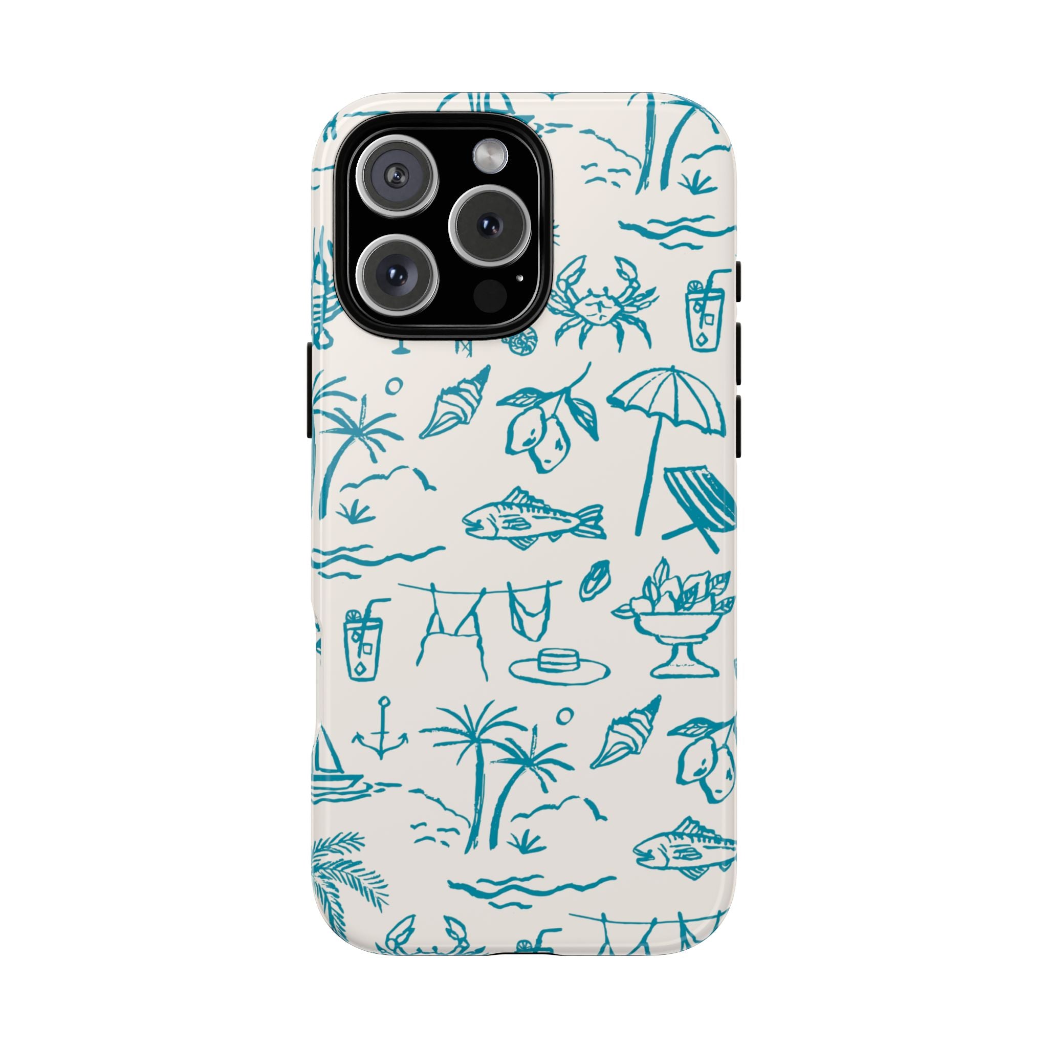 Meet Me Seaside iPhone Case
