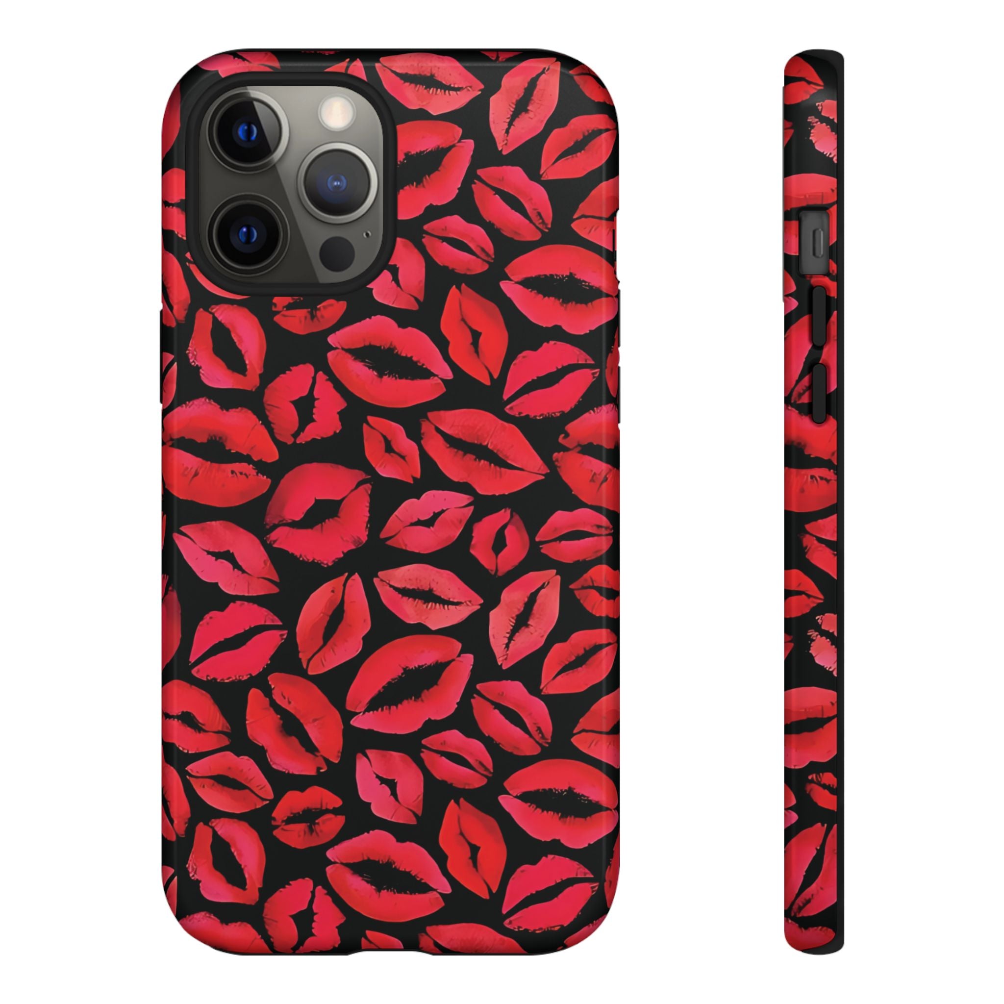 Coque iPhone à lèvres rouges | Embrasse et dis-moi