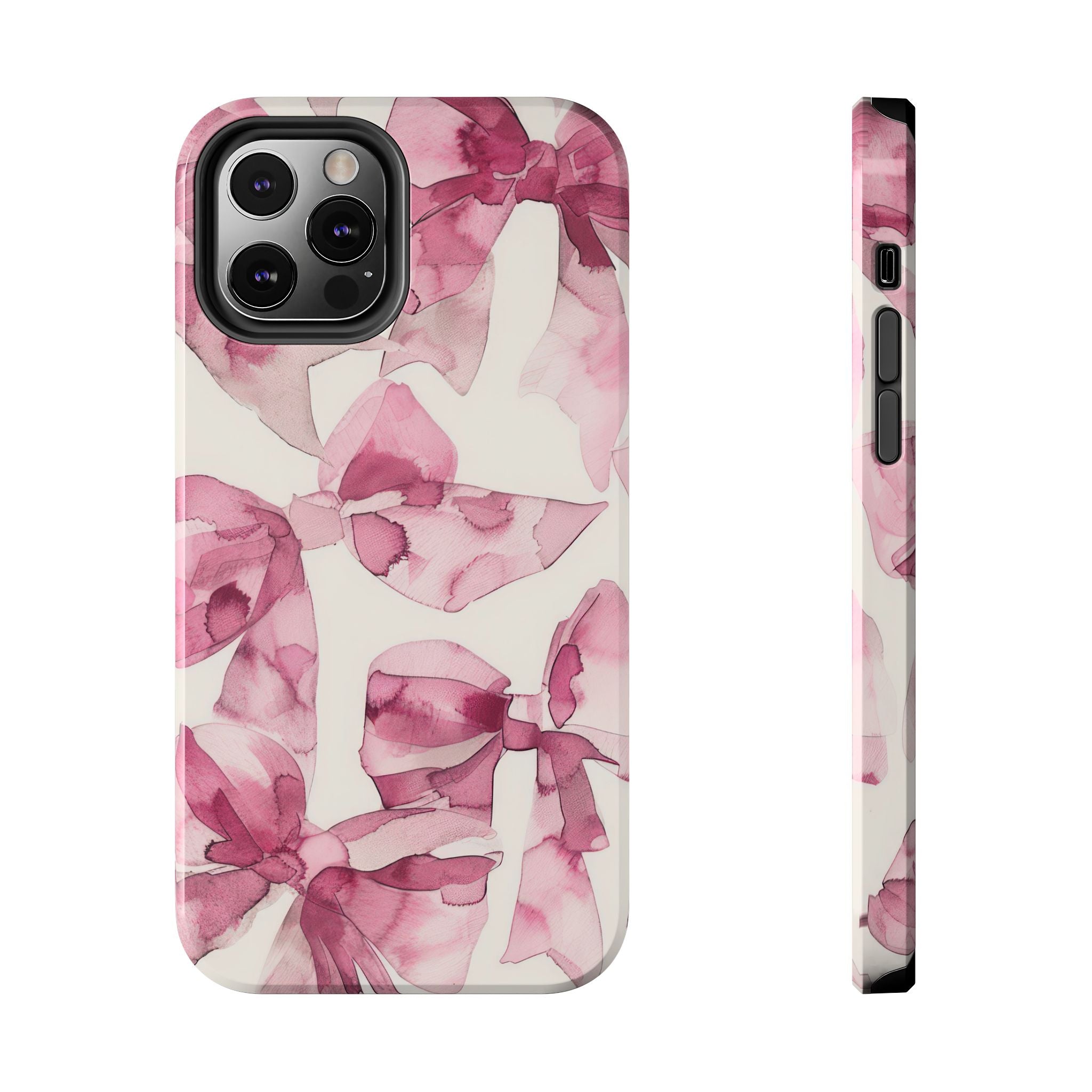 Funda para iPhone con lazos rosas | Whimsy