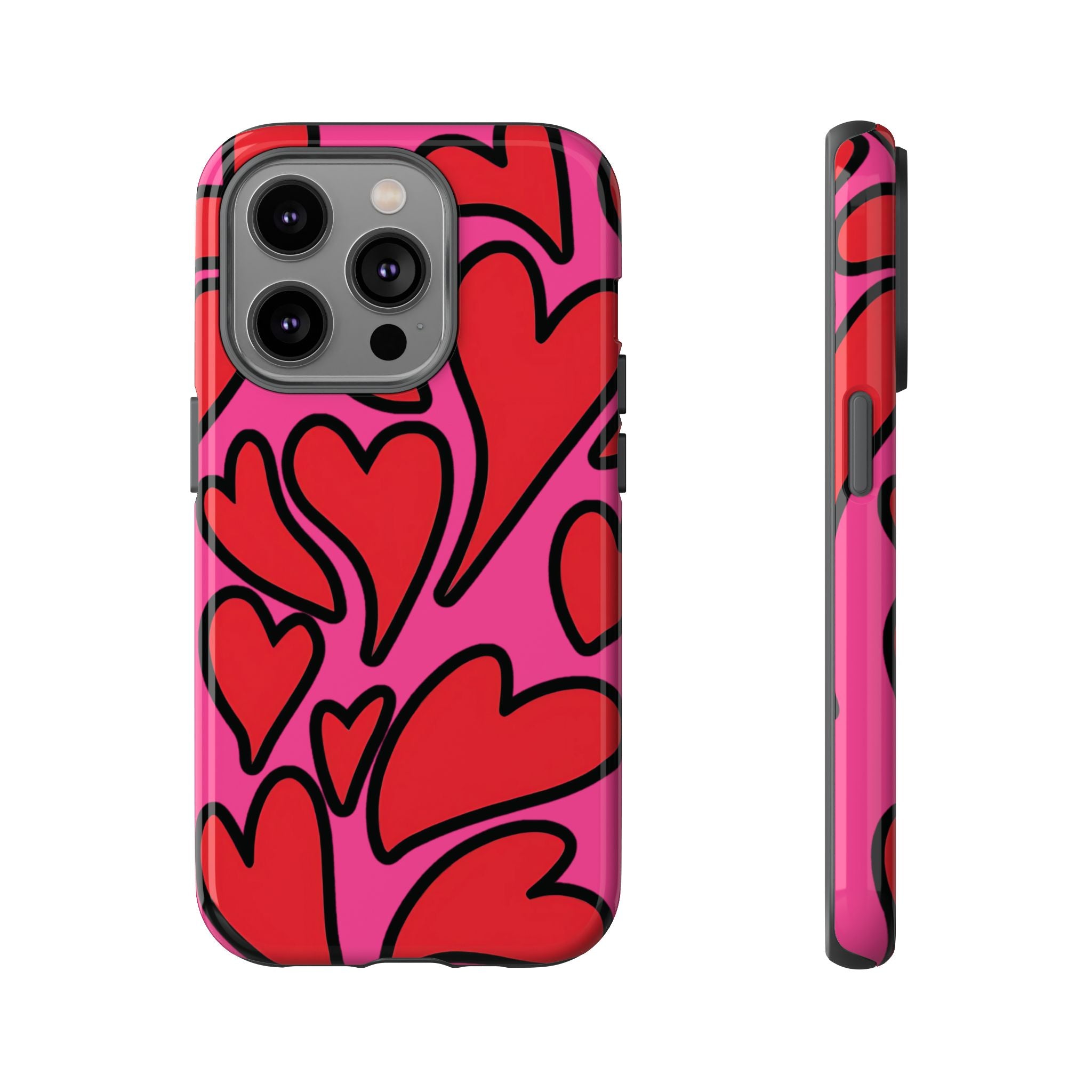 Summer Love | Coque iPhone à cœurs rétro