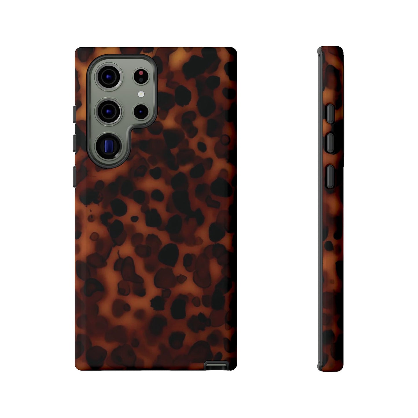 Shell Game | Dark Abstract Tortoise Print Case