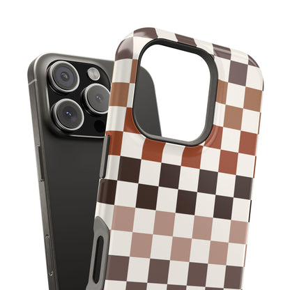 Neutral Check | Checkerboard iPhone Case