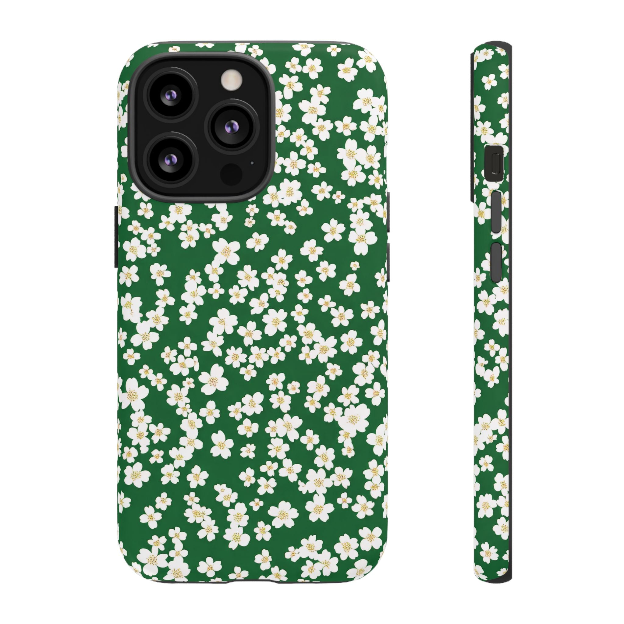 Emerald Bloom iPhone Case