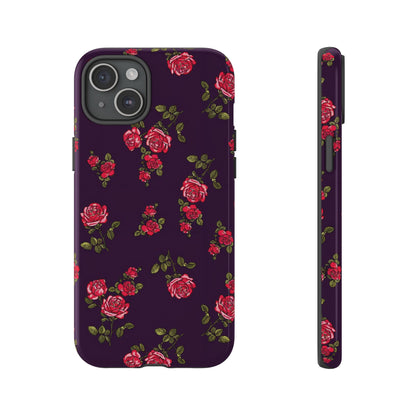 Enchanteur | Coque iPhone à motif floral indigo