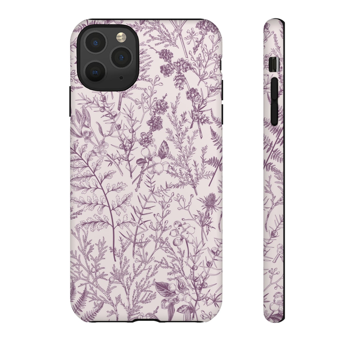 Plum Botanical Garden | Purple Floral Case