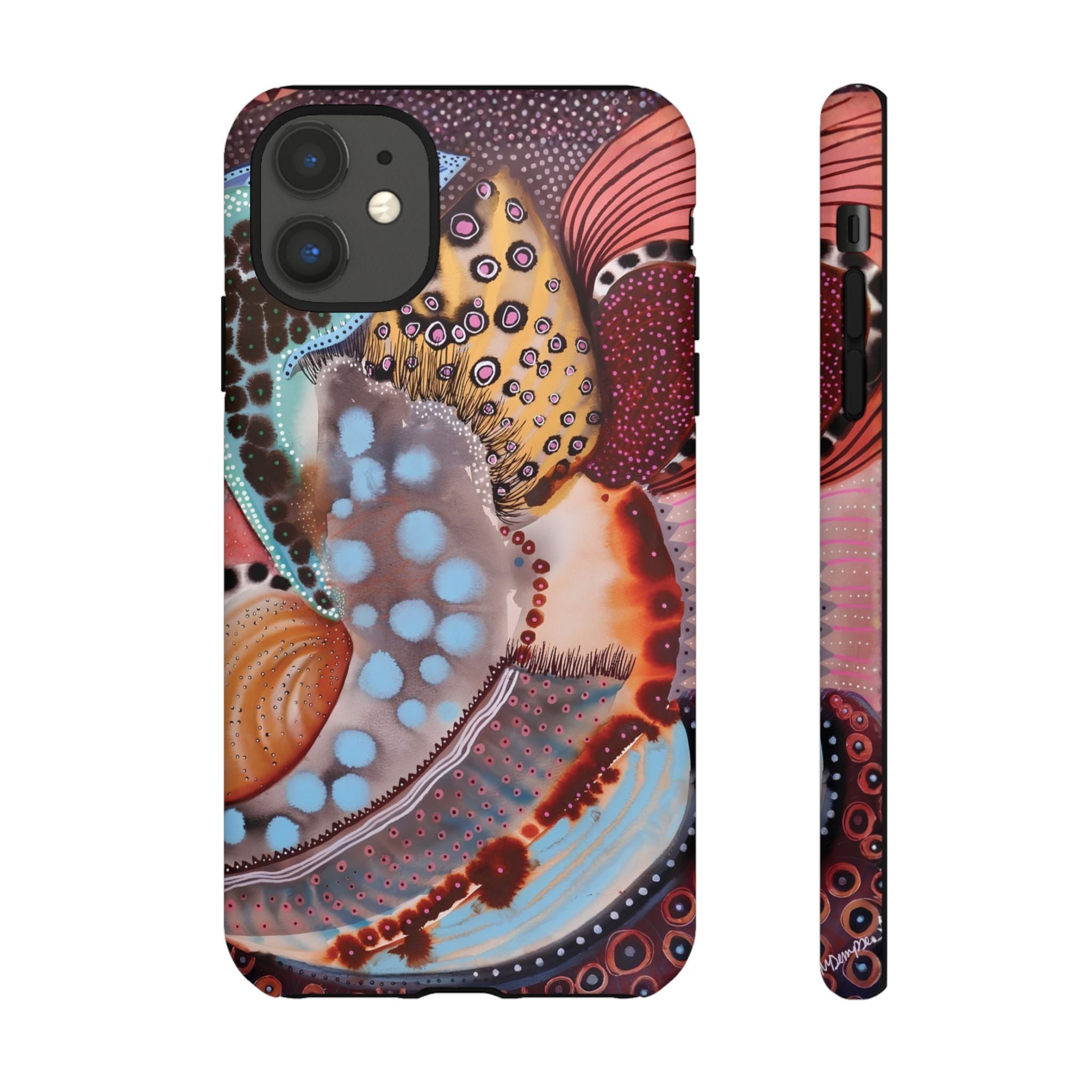 Ocean Echo | Abstract Sea Life iPhone Case