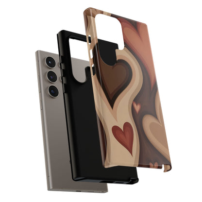 El ritmo está en el corazón | Funda Galaxy Retro Hearts