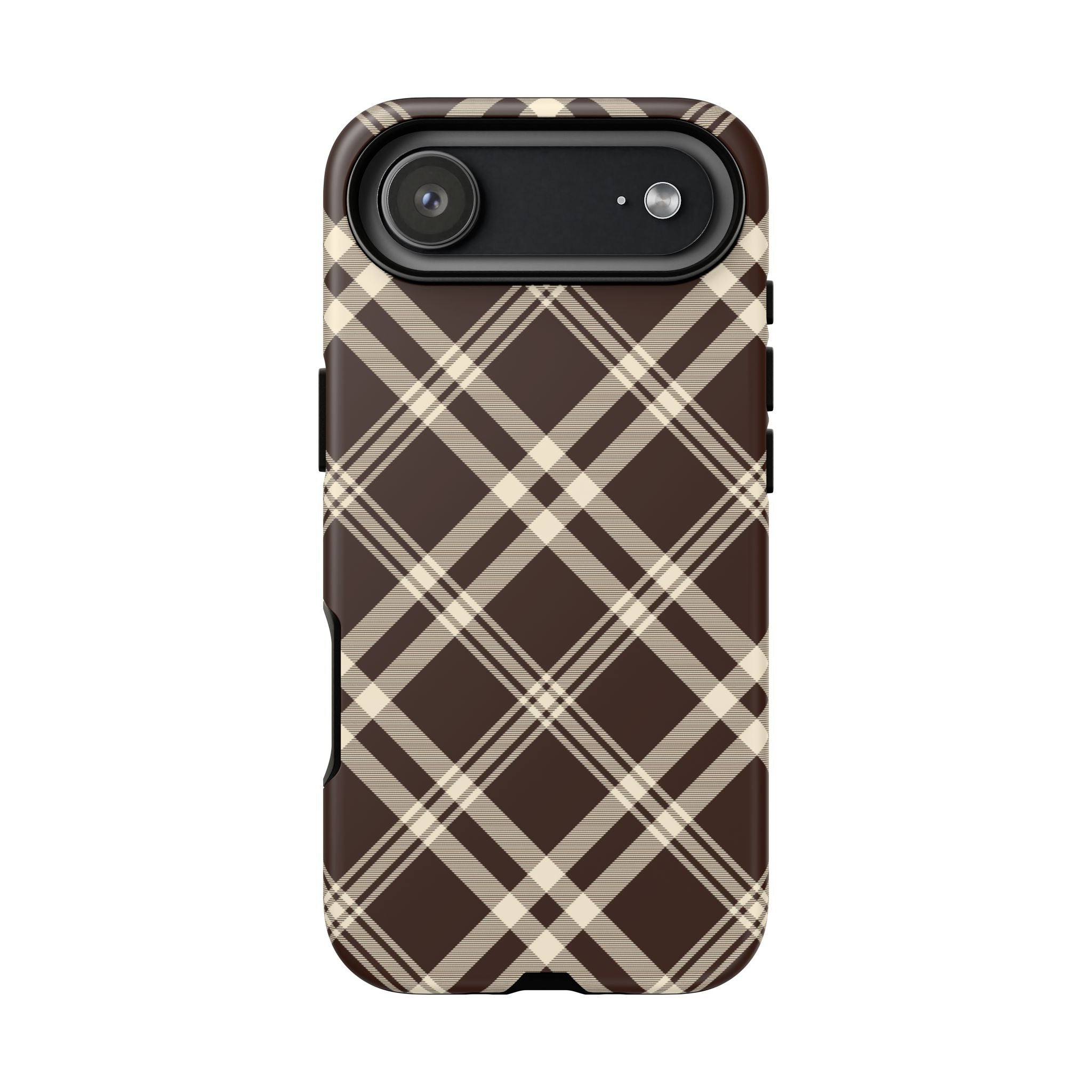 Mocha Plaid | iPhone Case
