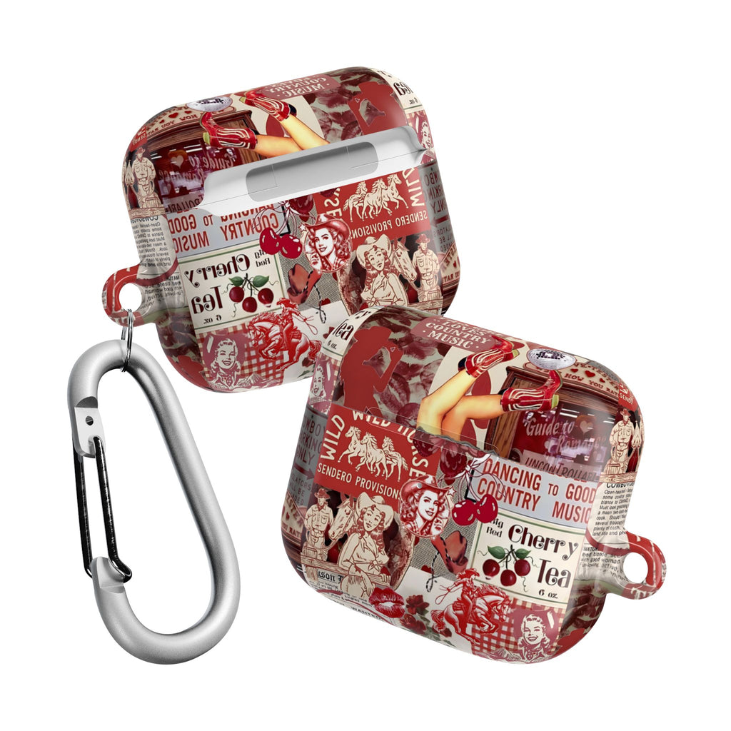 Cowgirl Collage AirPods Case
