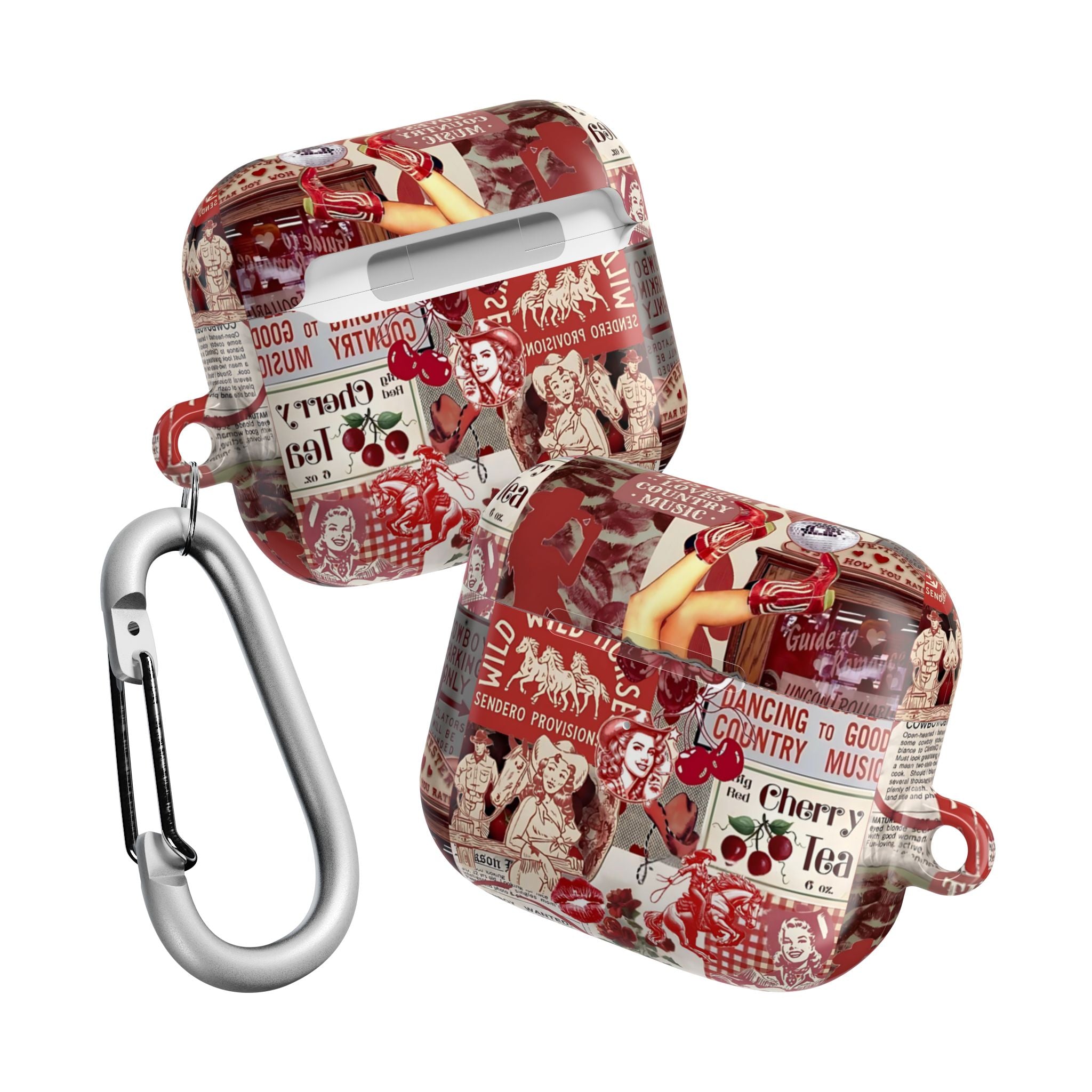 Cowgirl Collage AirPods Case