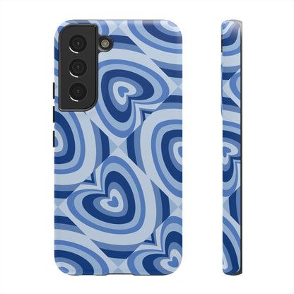 Hearts Squared | Blue Heart Pattern Case