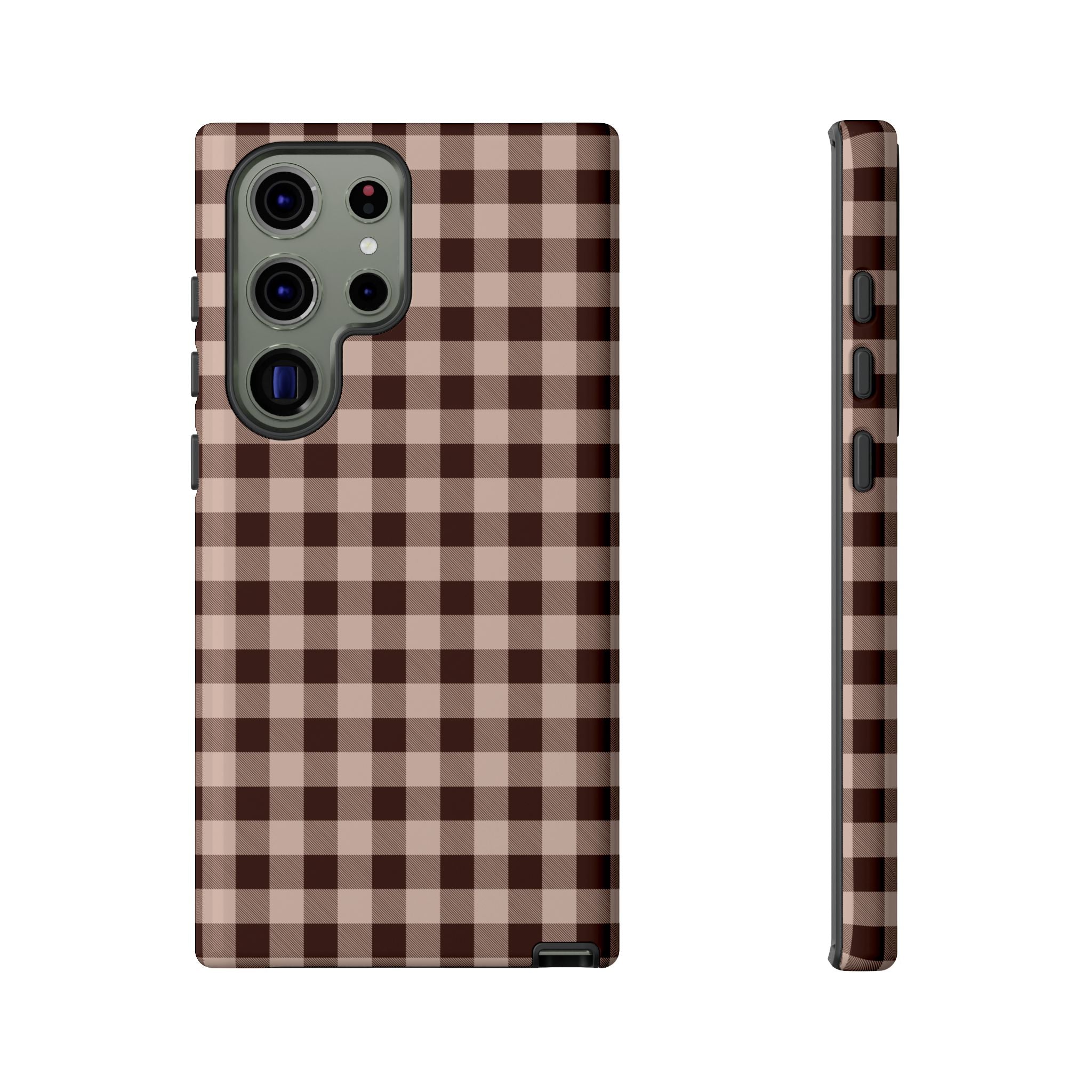 Latte Check Phone Case