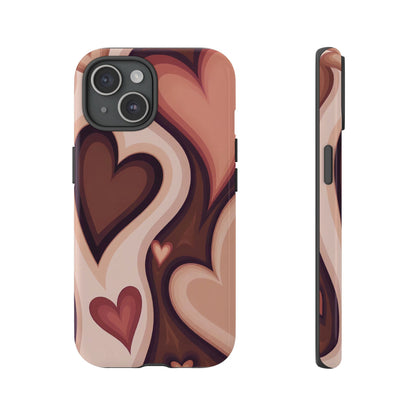 Groove Is in the Heart | Retro Hearts iPhone Case