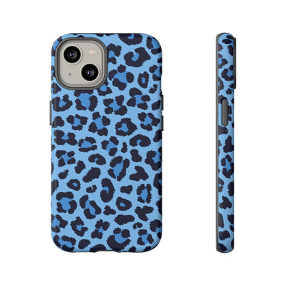 Blue Leopard | Bold Y2K Animal Print Case