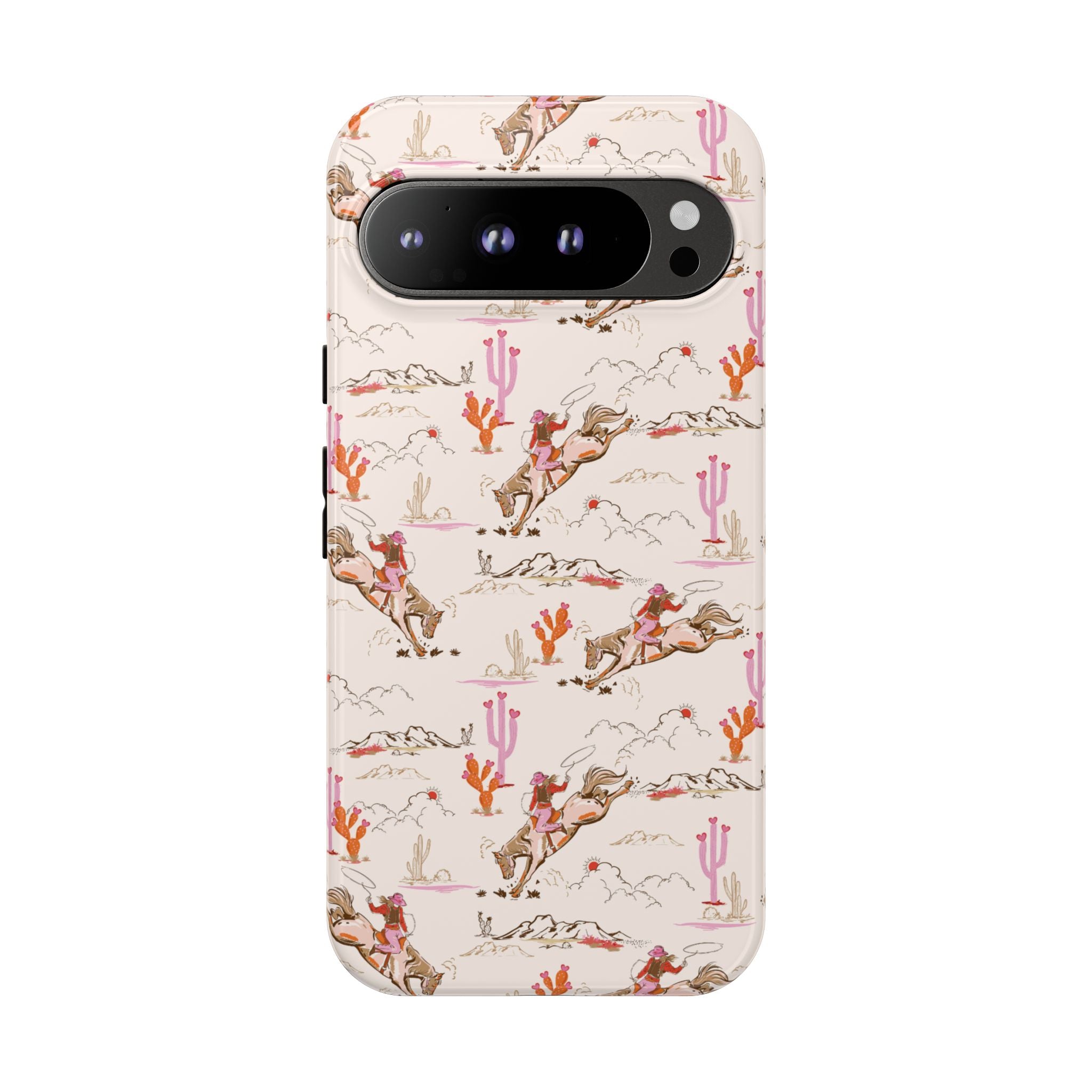 Estuche Western Pixel con estilo de vaquera