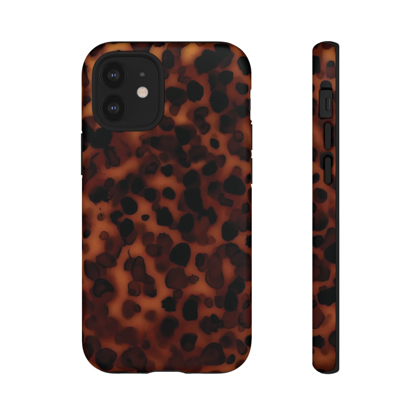 Shell Game | Dark Abstract Tortoise Print Case