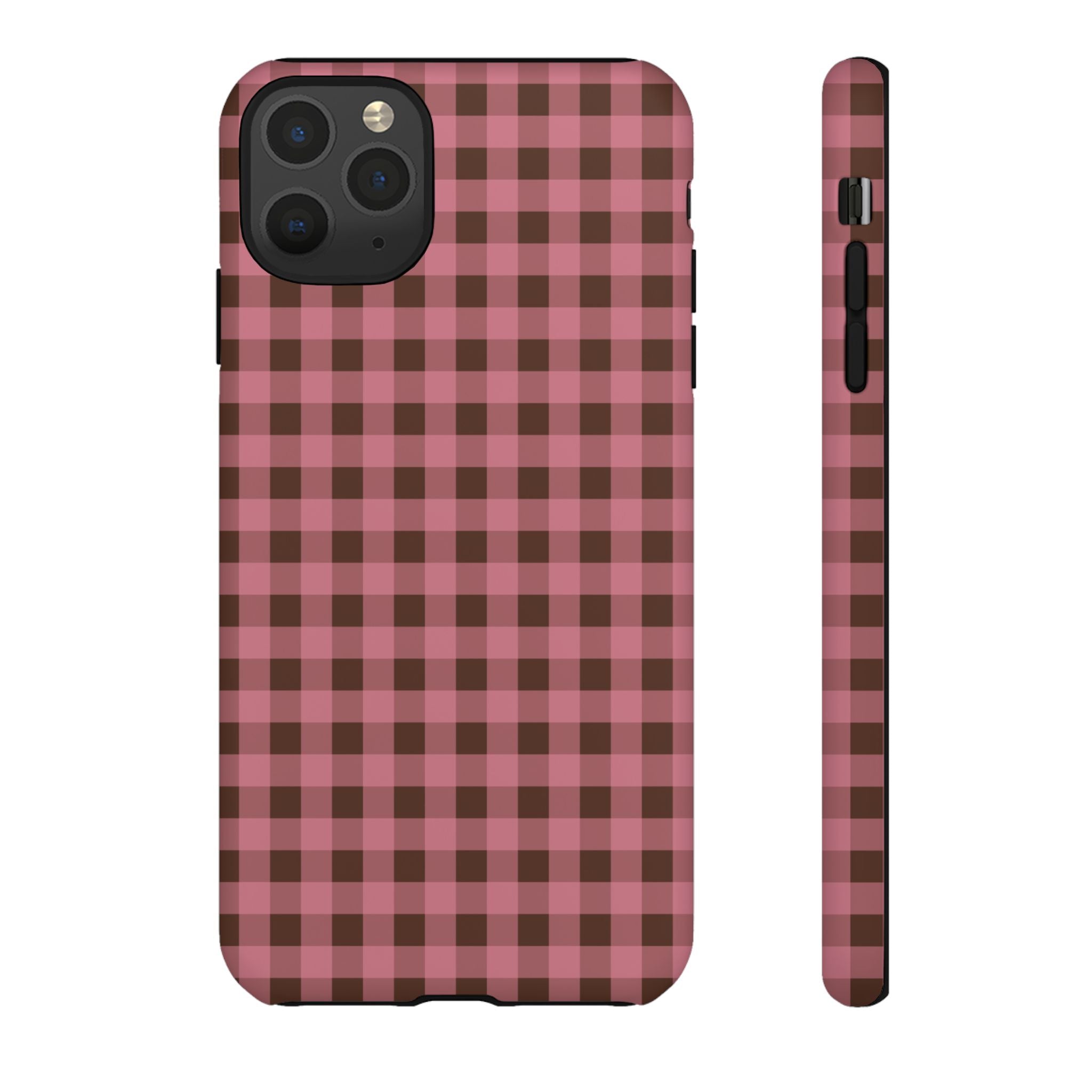 Rosy Gingham Phone Case