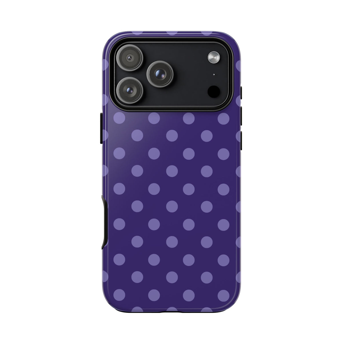 Plum Pop | Polka Dot iPhone Case