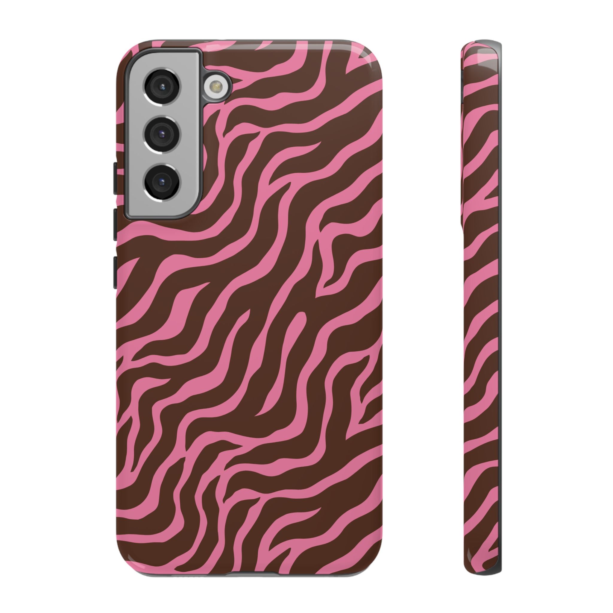 Pink Instinct | Zebra Print Galaxy Case