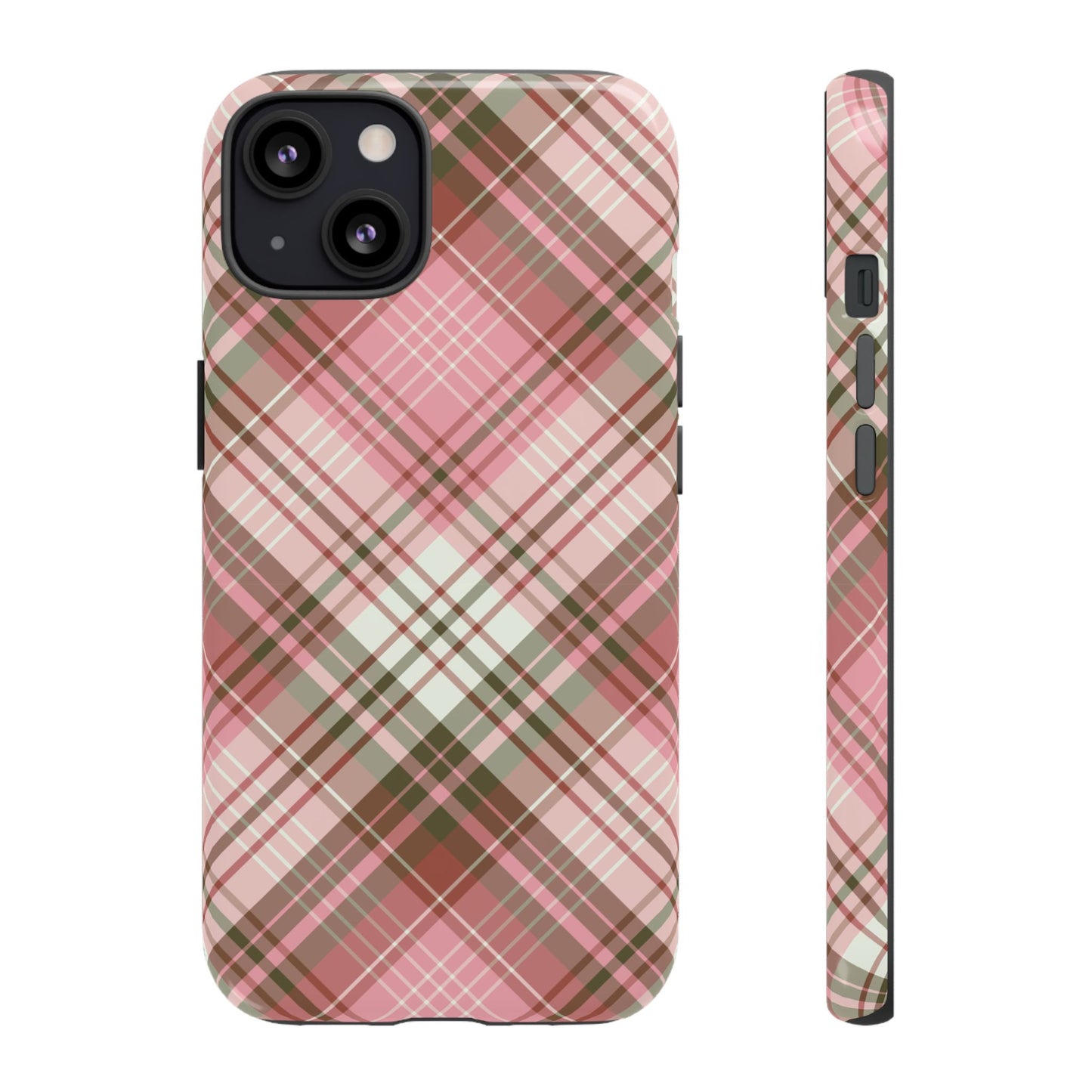 Posh | Preppy Pink Plaid iPhone Case