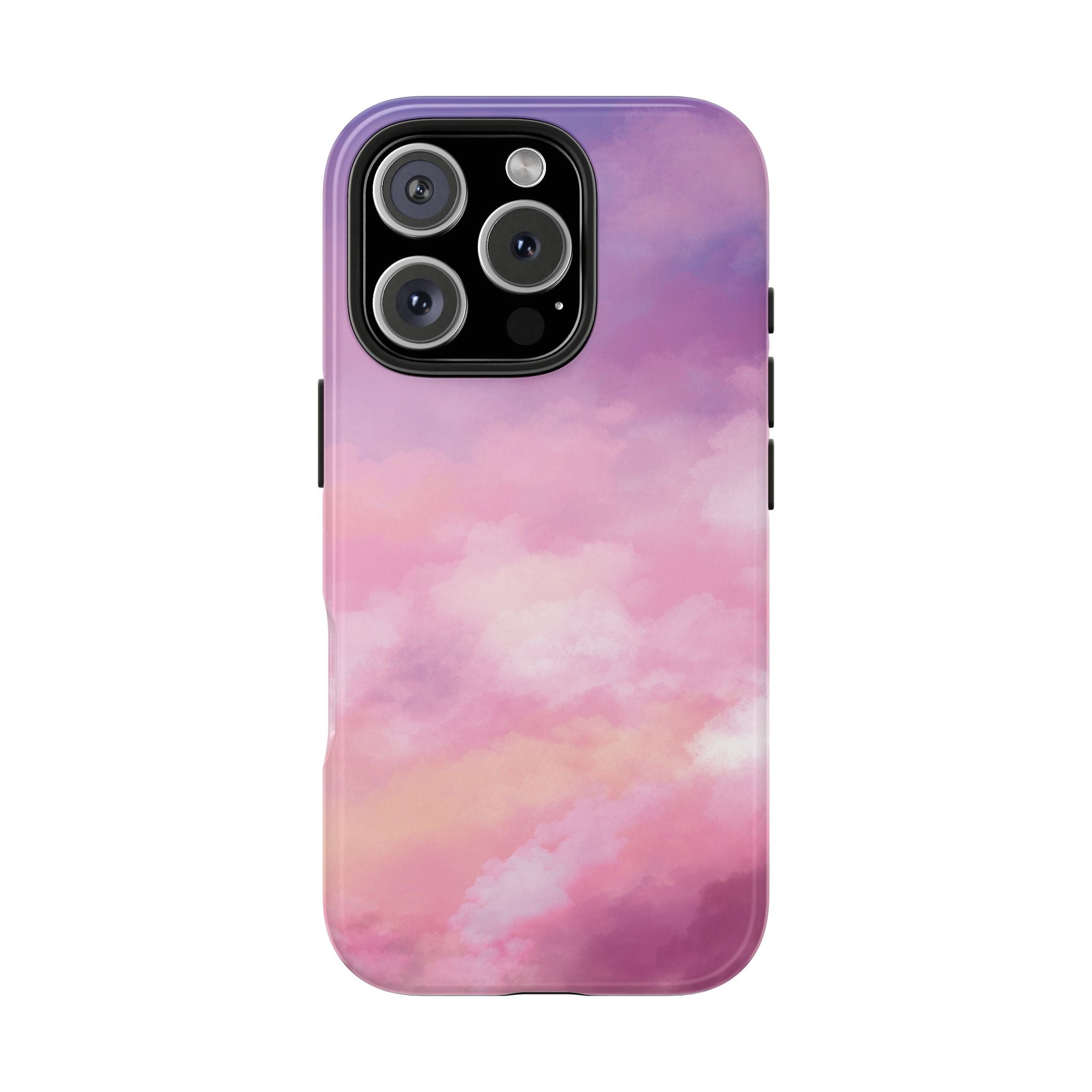 Stormy Purple Abstract iPhone Case