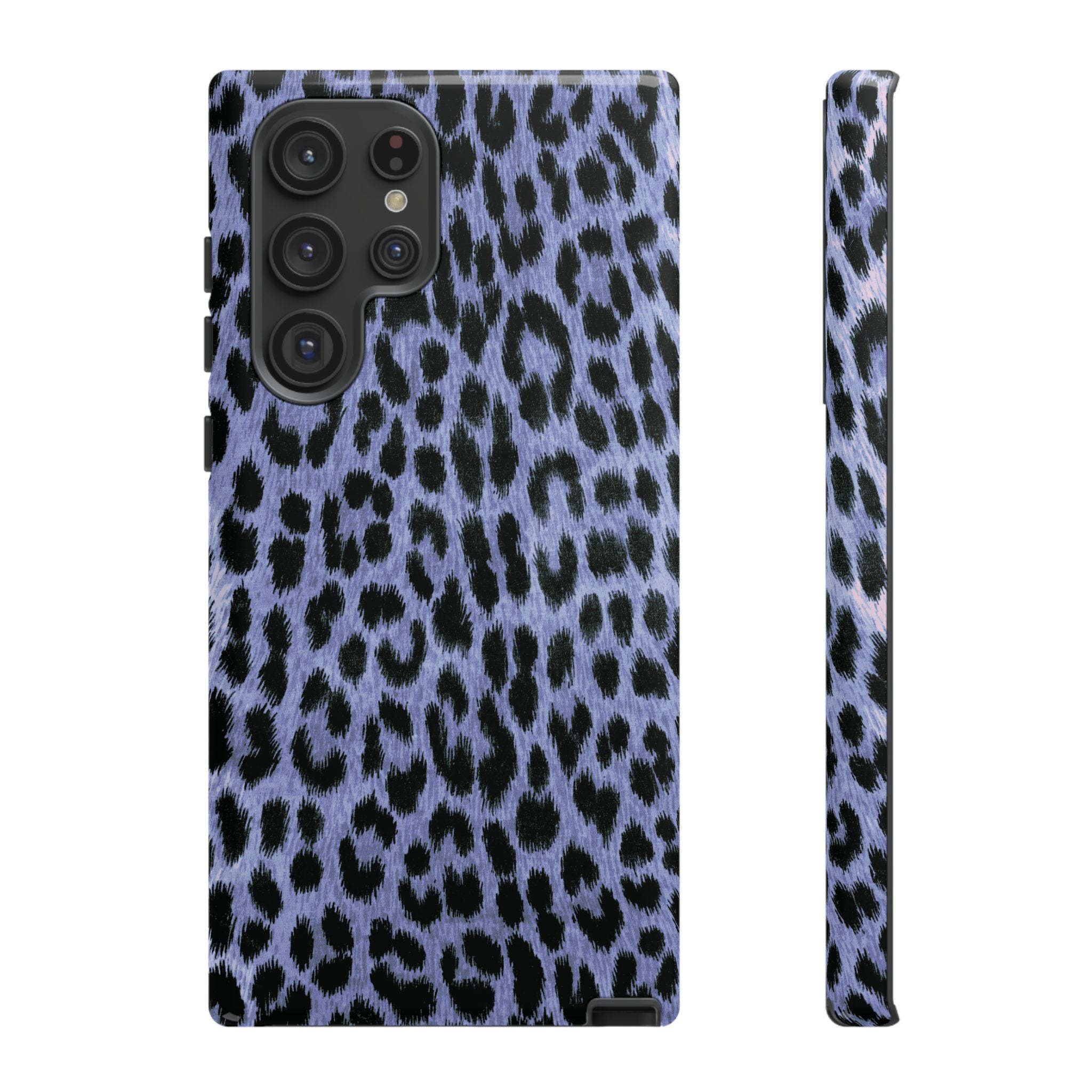 Untamed | Blue Leopard Galaxy Case