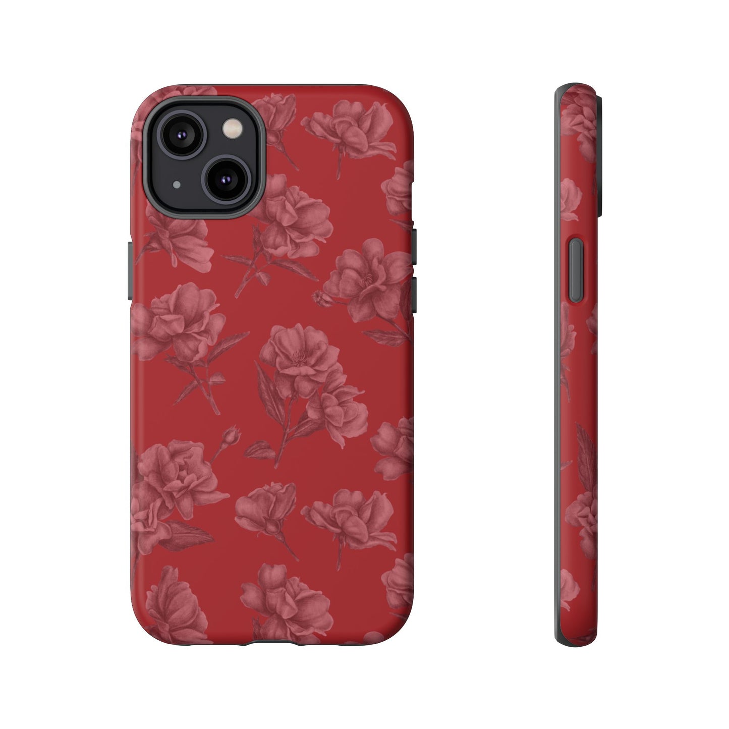 Roses Are Red | Red Floral Case