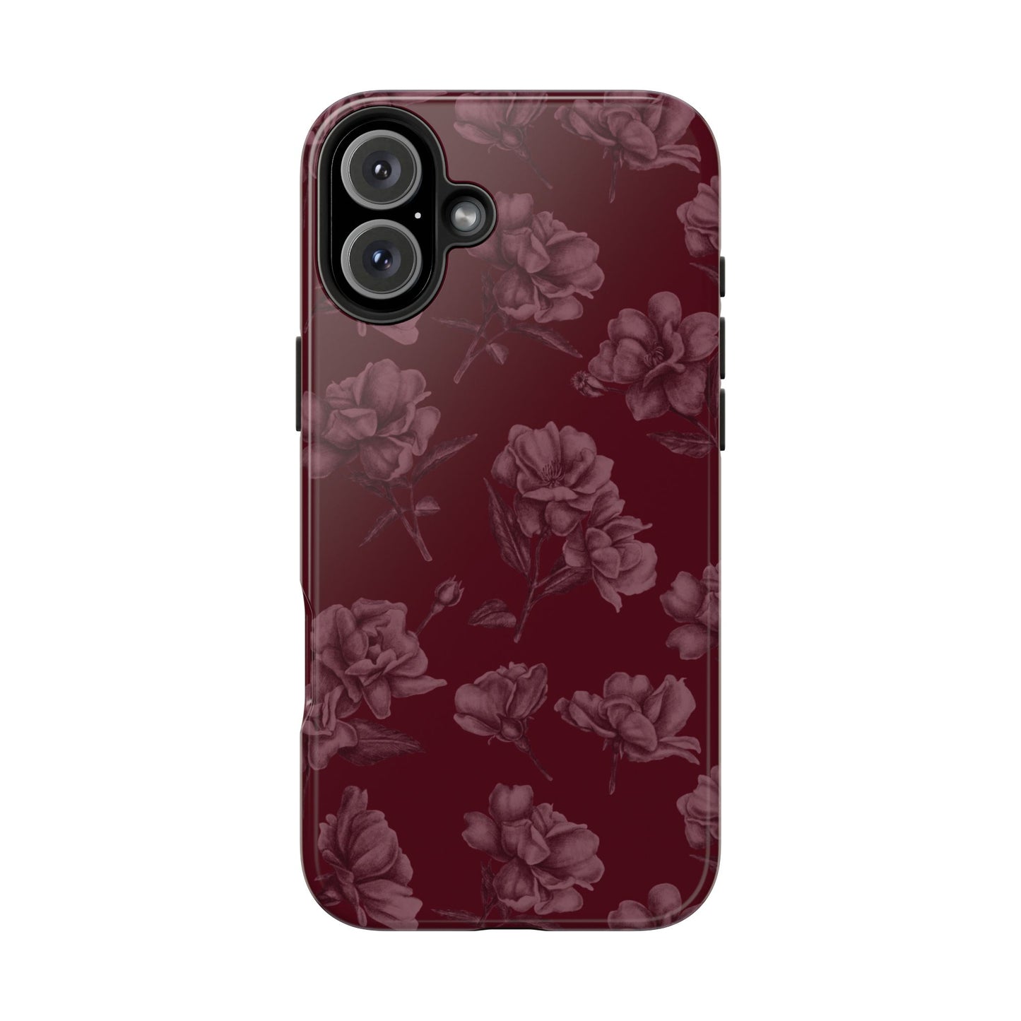 Femme Fatale | Coque iPhone à motif floral foncé