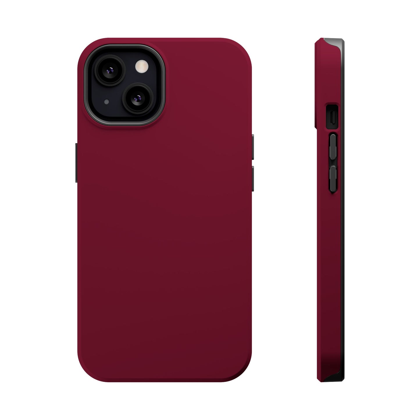 Burgundy Bliss | Satin Finish iPhone Case