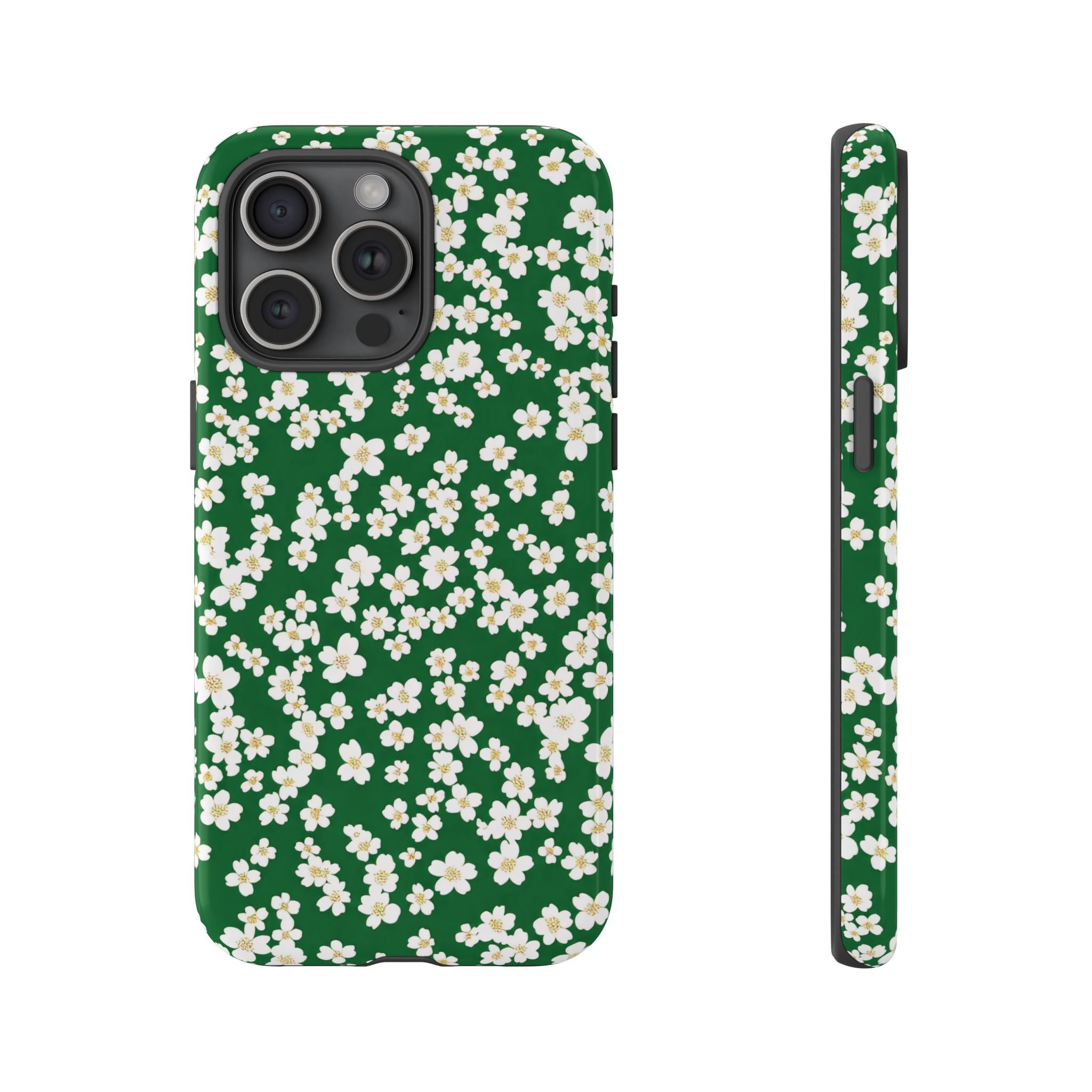 Emerald Bloom iPhone Case