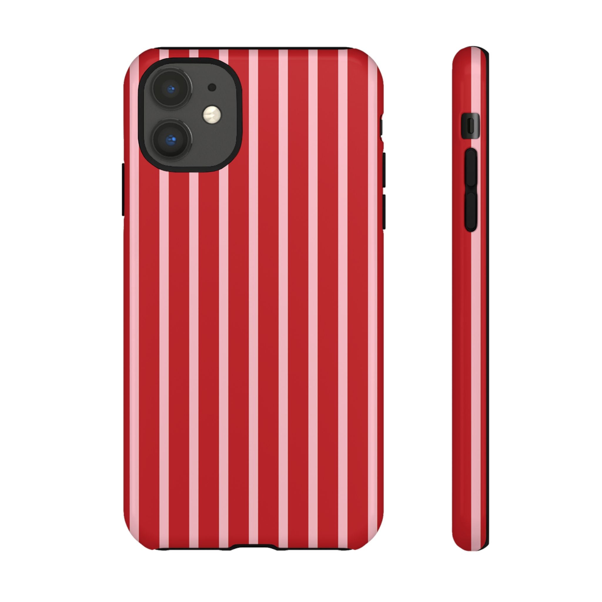 Raspberry Stripe | iPhone Case