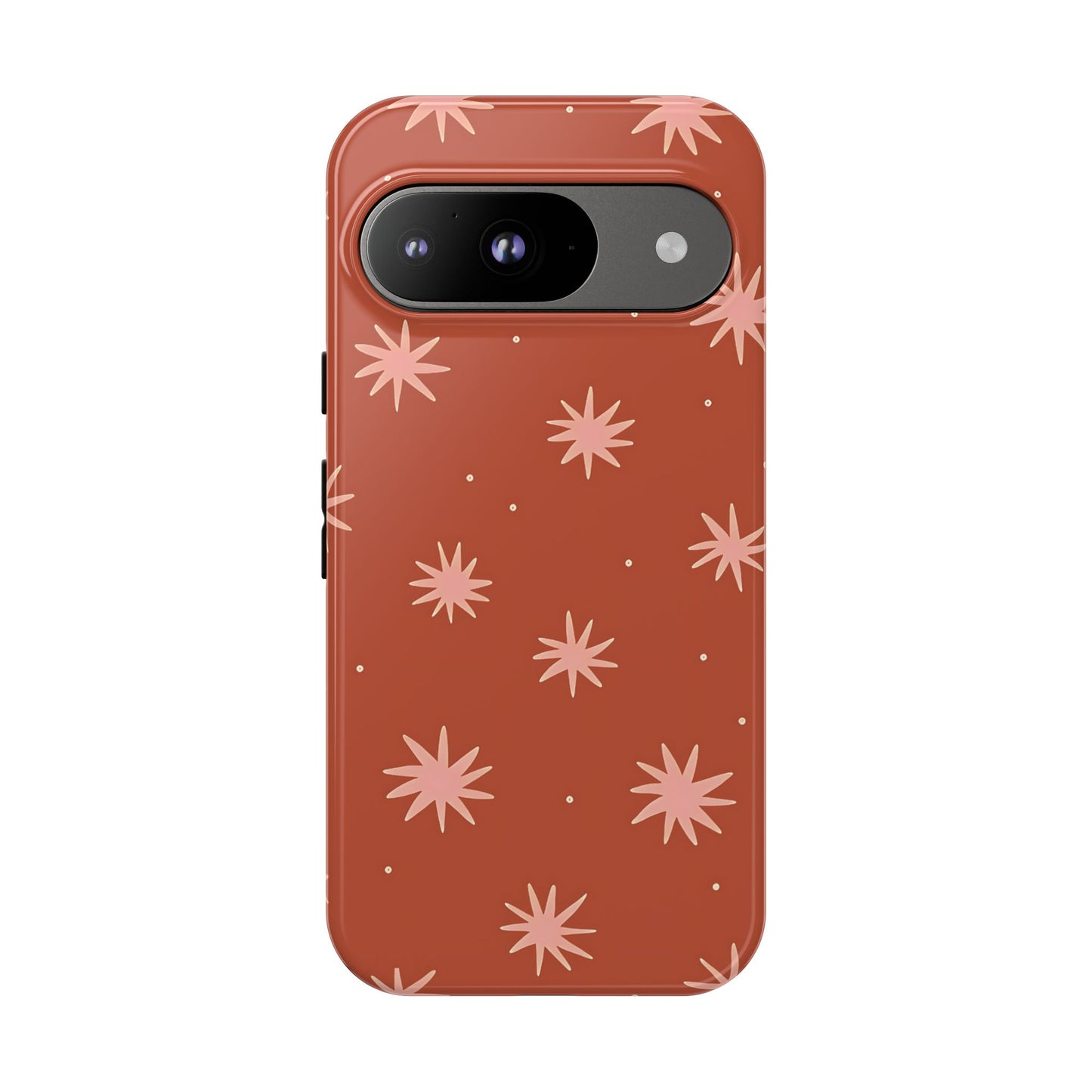 Estuche retro Pixel con estrellas boho