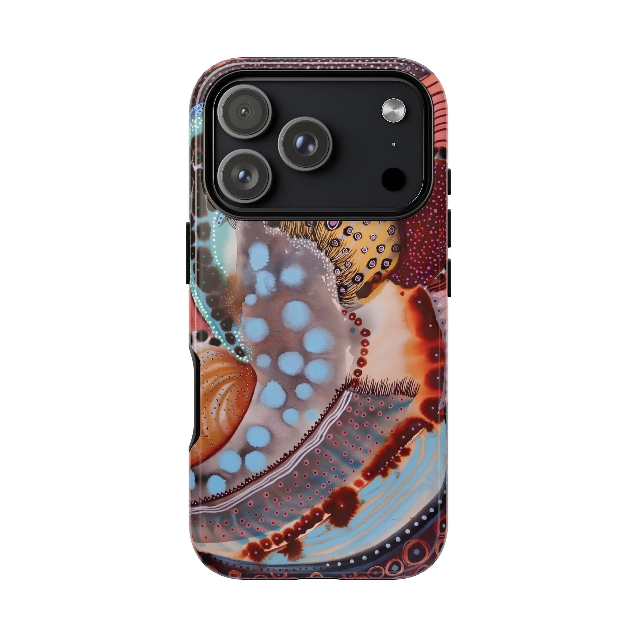 Ocean Echo | Abstract Sea Life iPhone Case