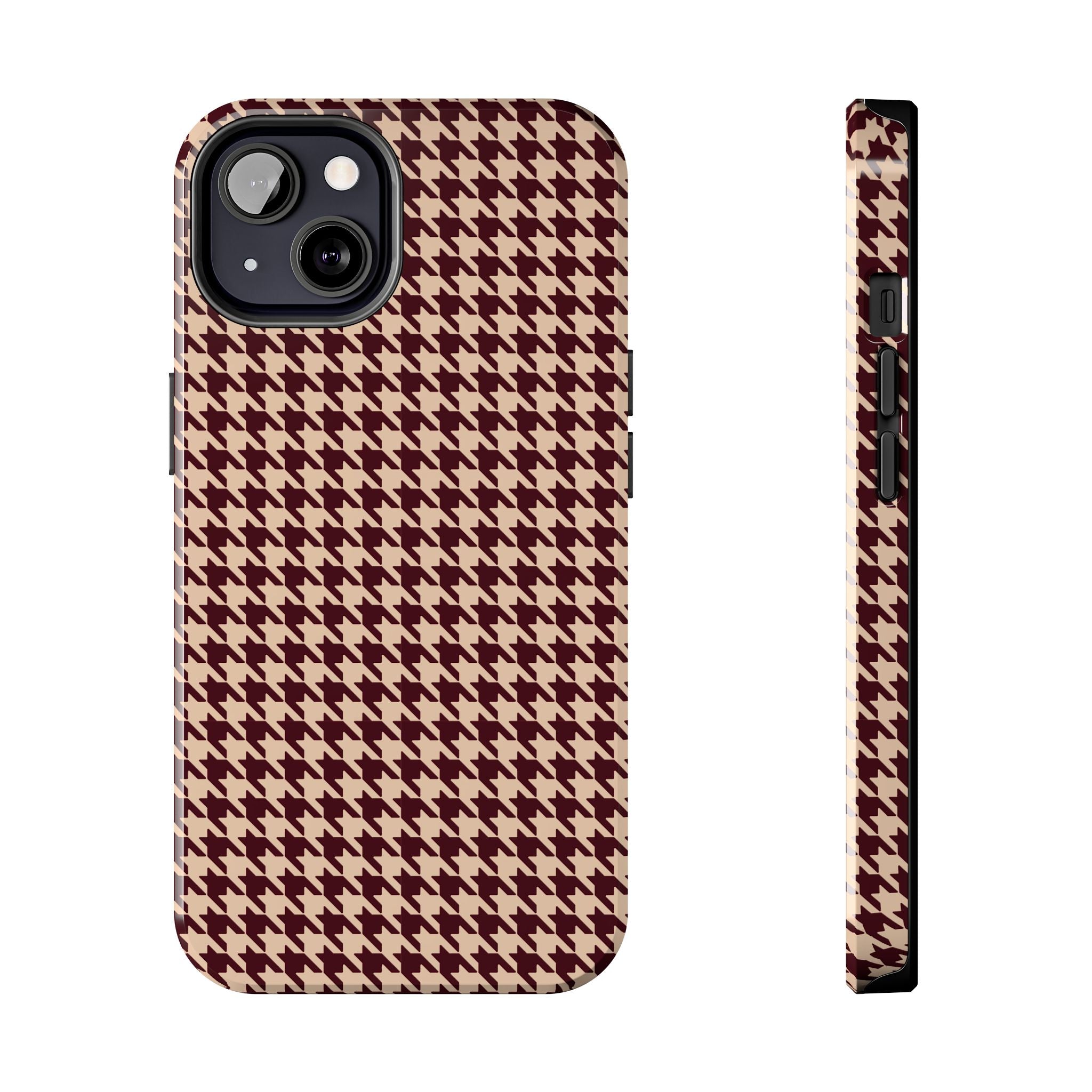 Prep School Houndstooth iPhone Case