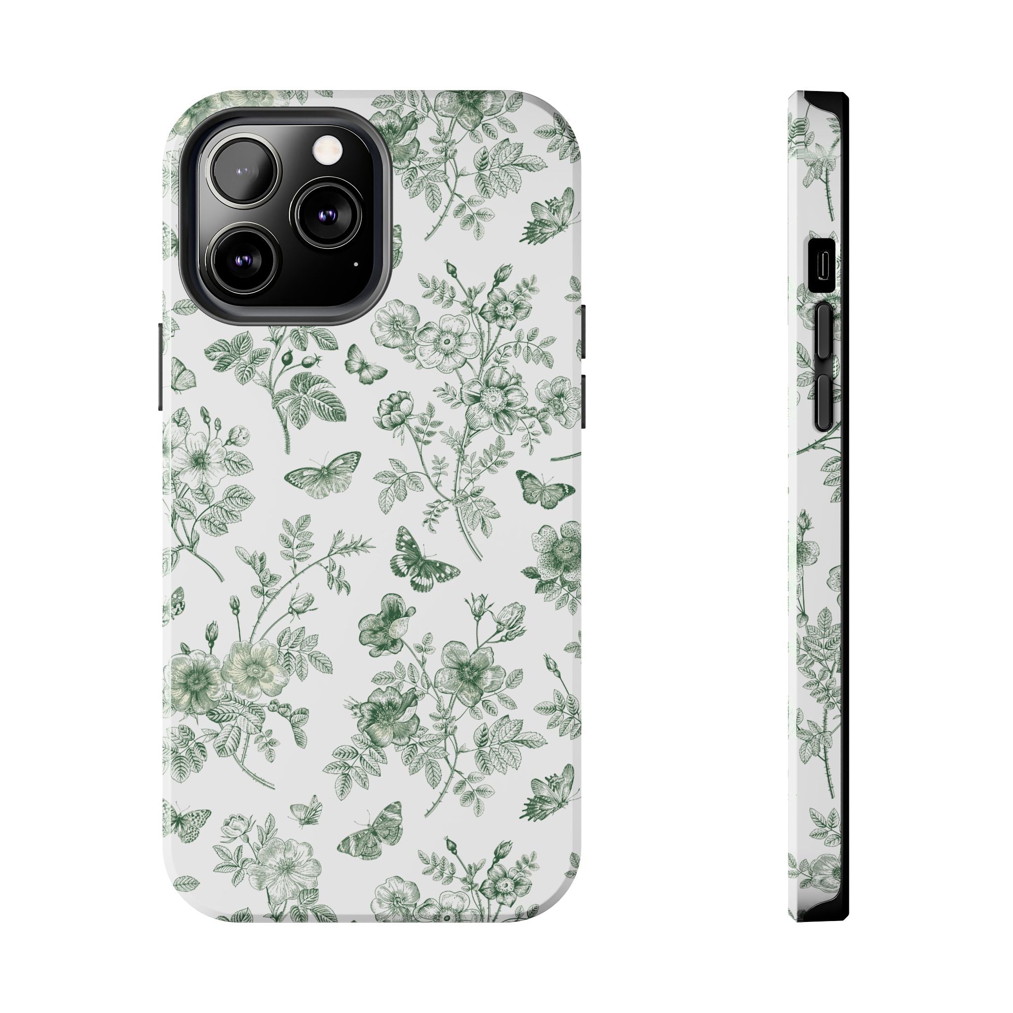 Butterfly Garden Floral iPhone Case